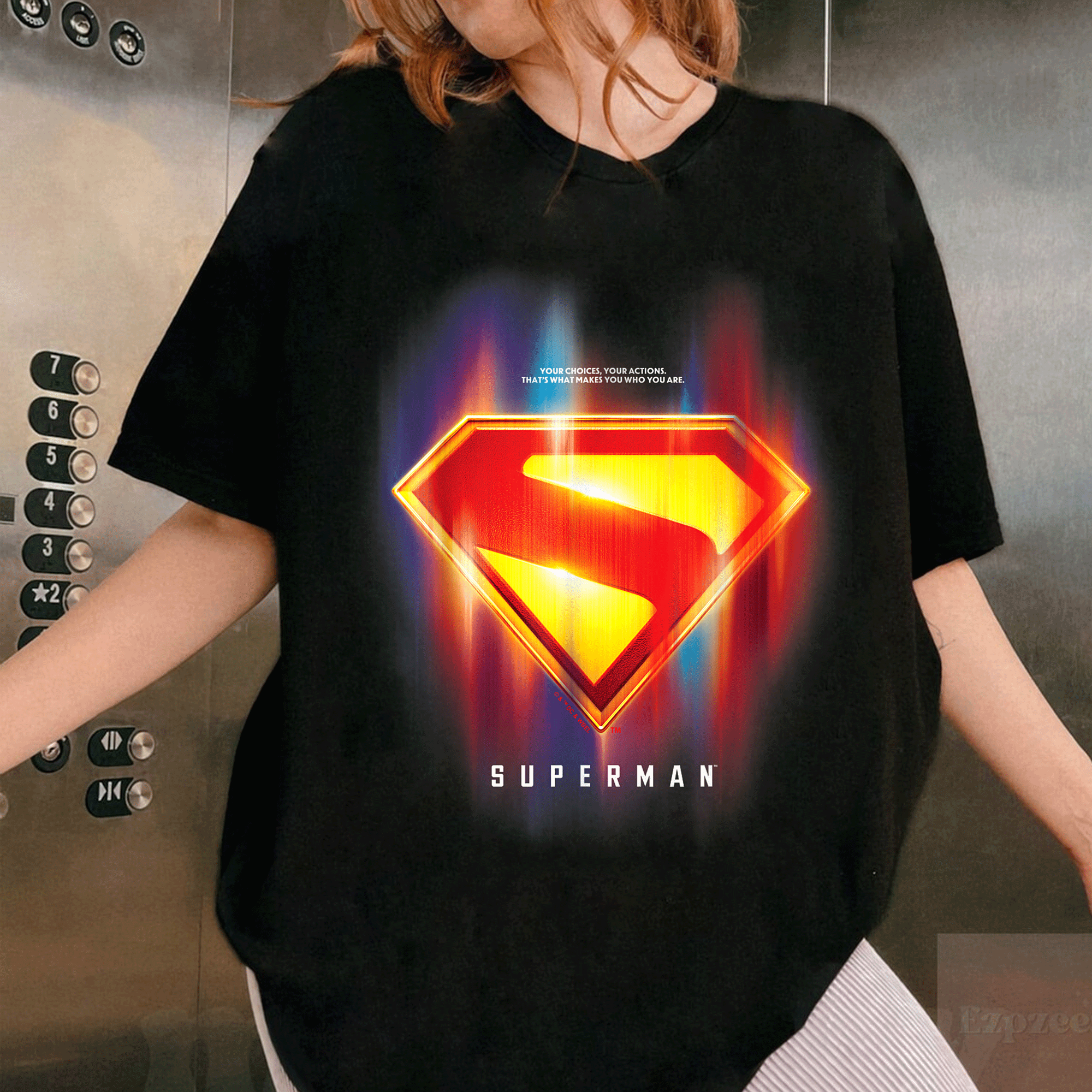 Superman 2025 Glowing Shield Choices T-Shirt for Fans, Vibrant Design and Comfortable Style for Every Superhero Lover - 1