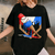 Celebrate in Style with our 4th of July Boys T-Shirt Featuring Red White and Blue Baseball Ice Cream Drip Design - 1