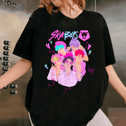 Rujinu Design Officially Licensed T-Shirt Featuring Unique Graphic Art in Vibrant Colors - Perfect for Everyday Wear - 1