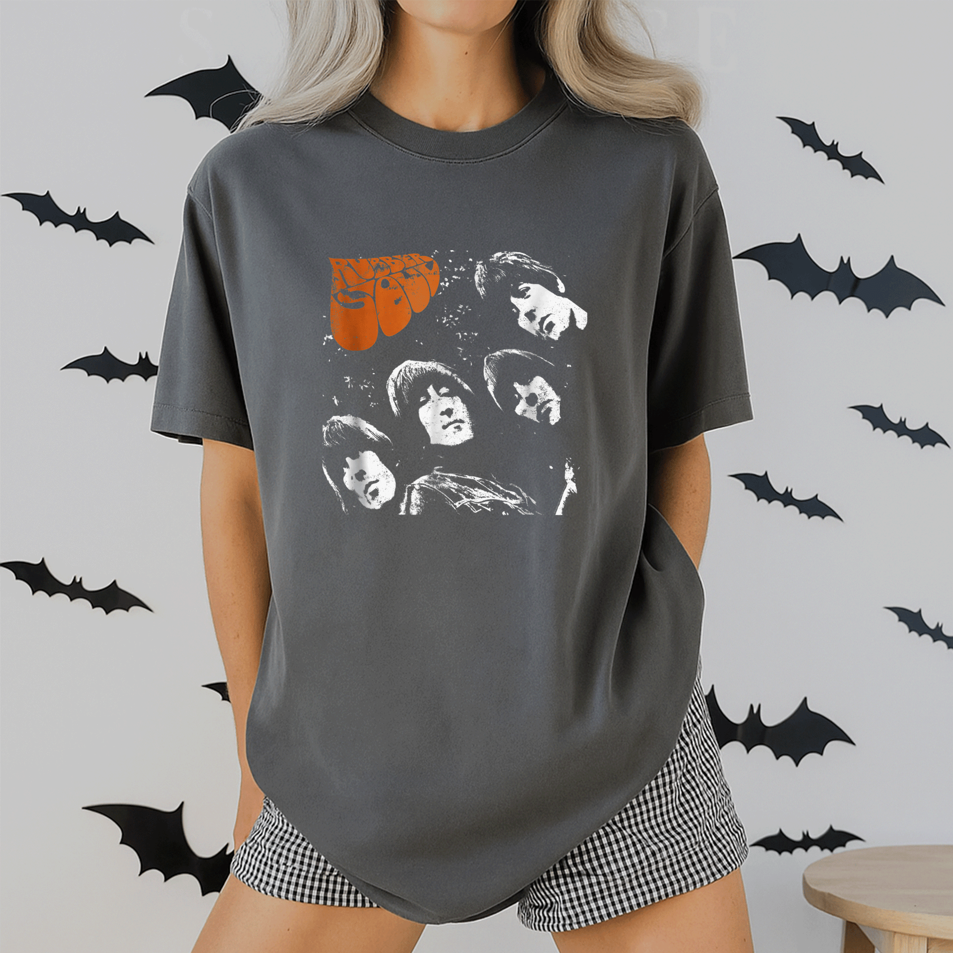 Stylish The Beatles Rubber Soul T-shirt for Fans - Classic Album Cover Design, Perfect for Music Lovers and Retro Style Enthusiasts - 2