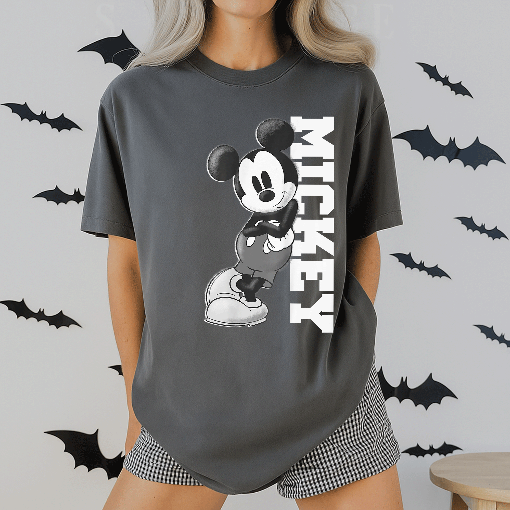 Disney Mickey And Friends Mickey Mouse Lean T-Shirt - Fun and Stylish Graphic Tee Featuring Iconic Mickey Mouse Design - 2