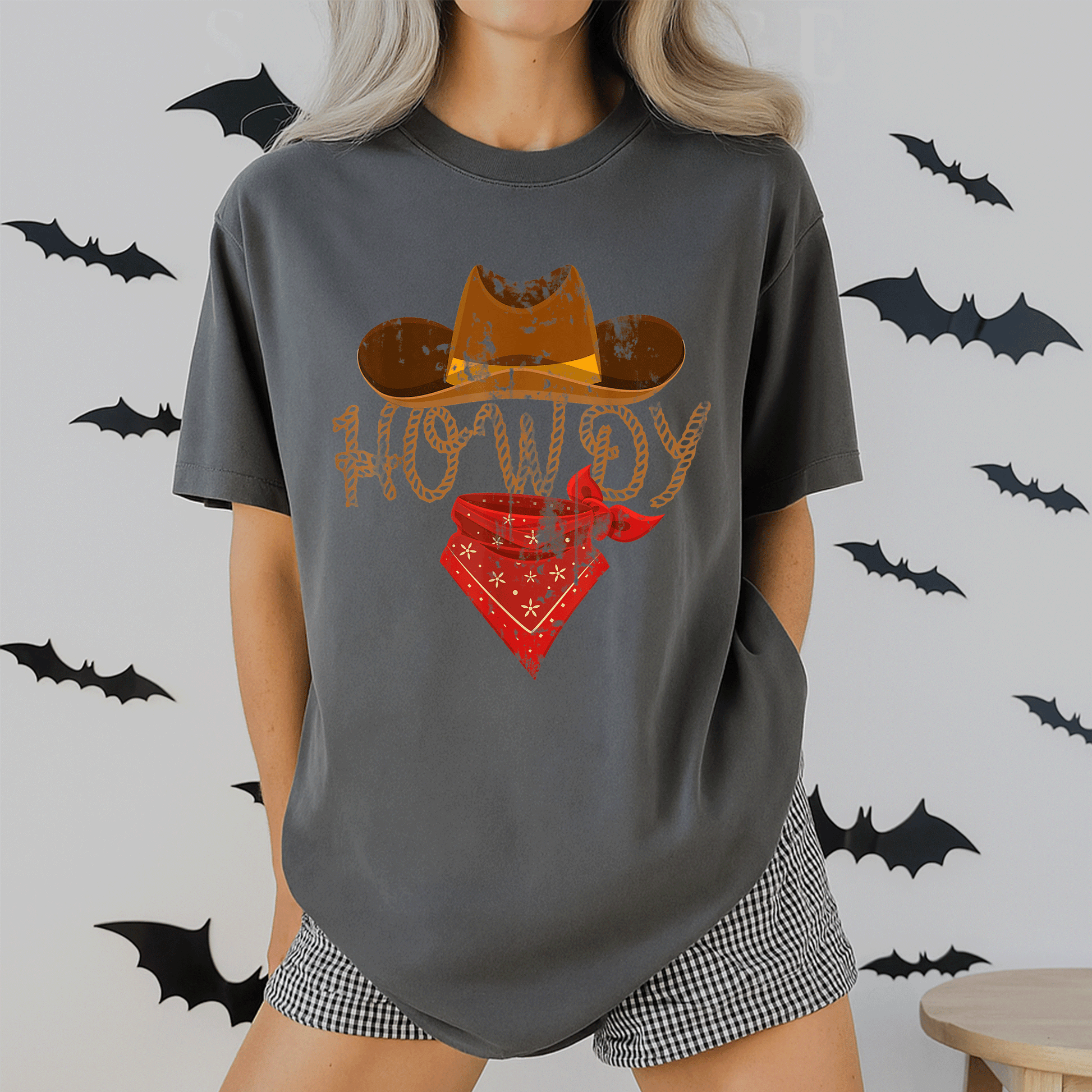 Howdy Cowboy T-Shirt for Men and Women Featuring a Fun Western Graphic, Perfect for Casual Wear and Country Lovers - 2