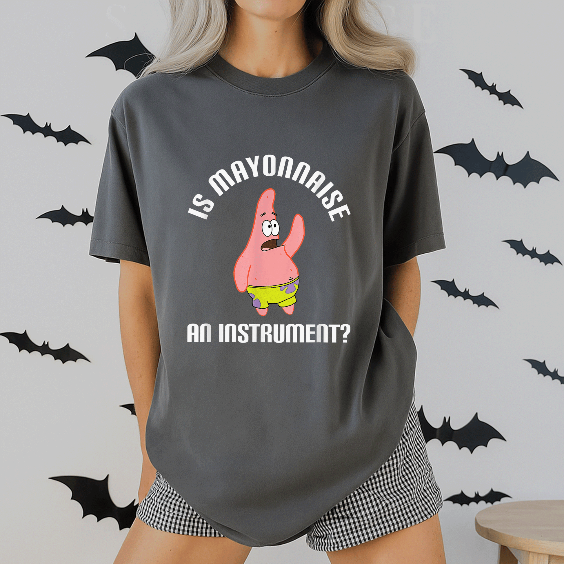 Mademark SpongeBob SquarePants Is Mayonnaise An Instrument T-Shirt Perfect for Fans of Fun and Whimsical Cartoon Apparel - 2