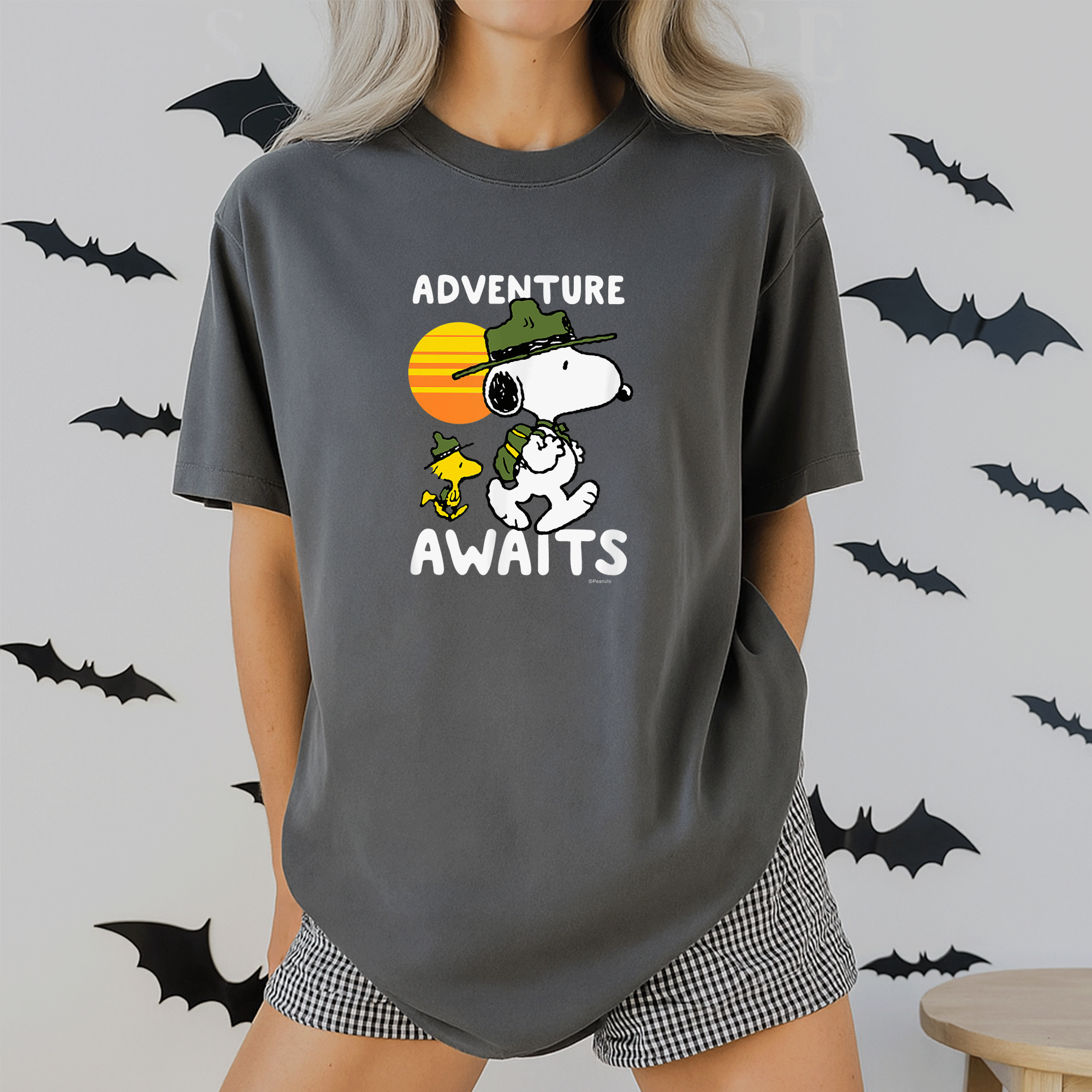 Peanuts Snoopy Adventure Awaits T-Shirt Featuring a Fun Cartoon Design Perfect for Fans of Charlie Brown and Friends - 2