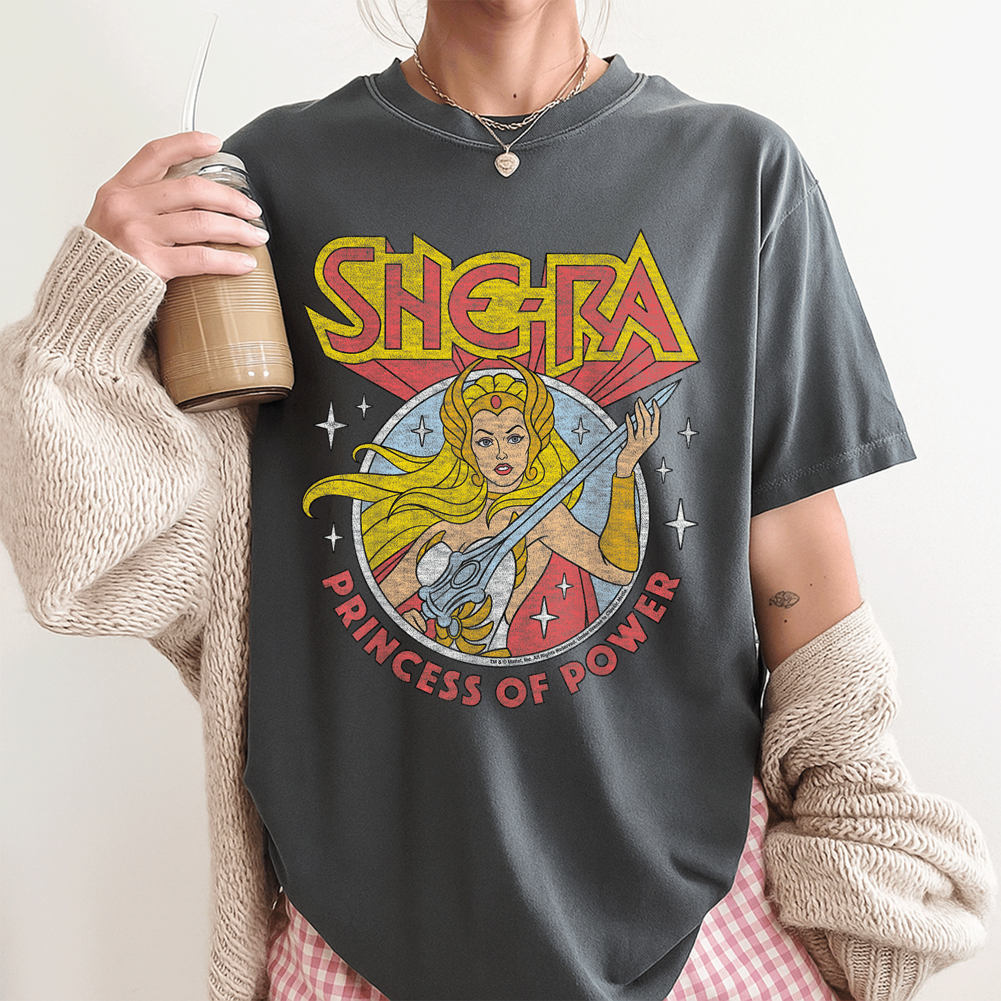 She-Ra Princess of Power T-Shirt - Stylish Graphic Tee Featuring Iconic She-Ra Design for Fans of All Ages - 3