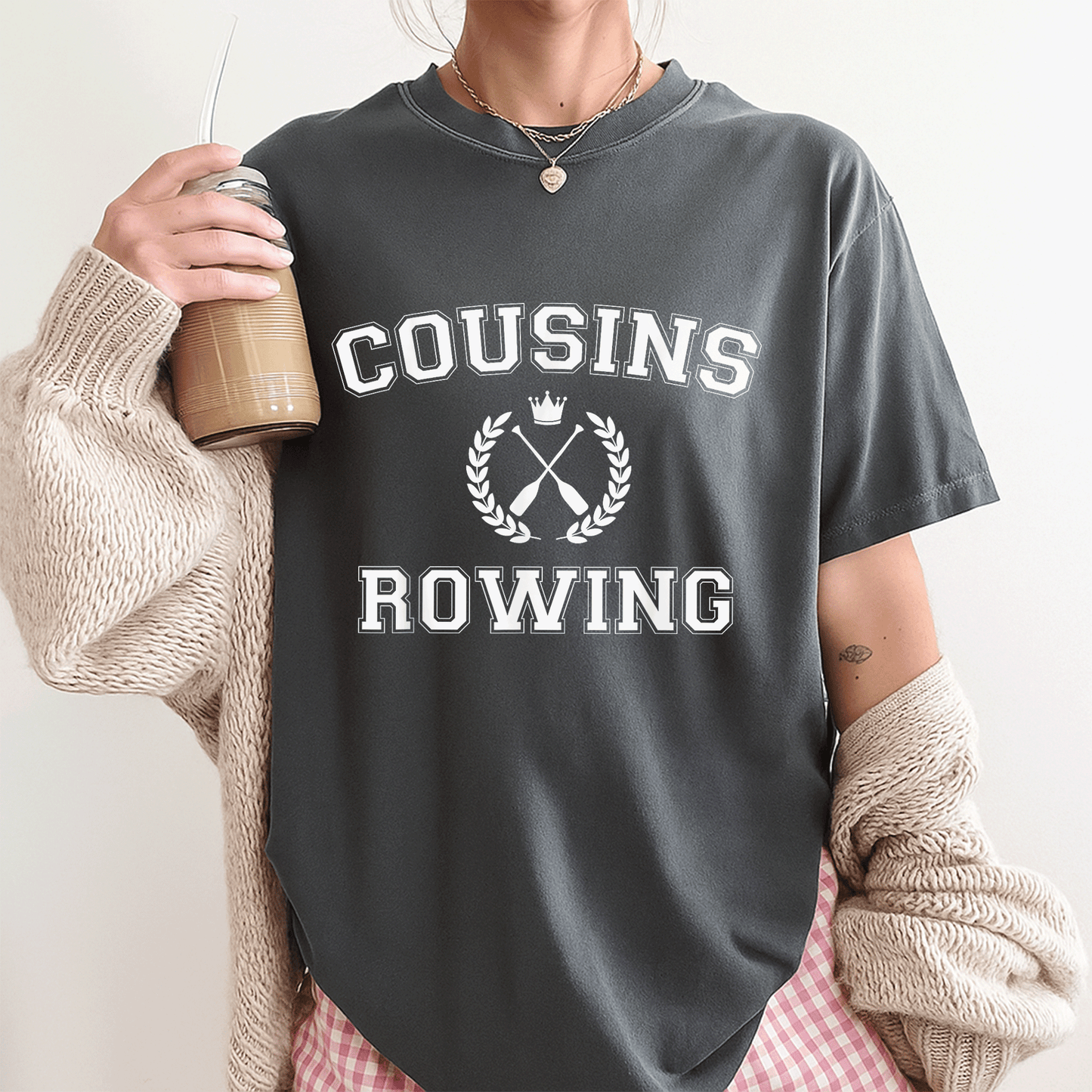 Cousins Rowing T-Shirt Inspired by The Summer I Turned Pretty - Perfect Gift for Fans of Summer Adventures and Friendship - 3