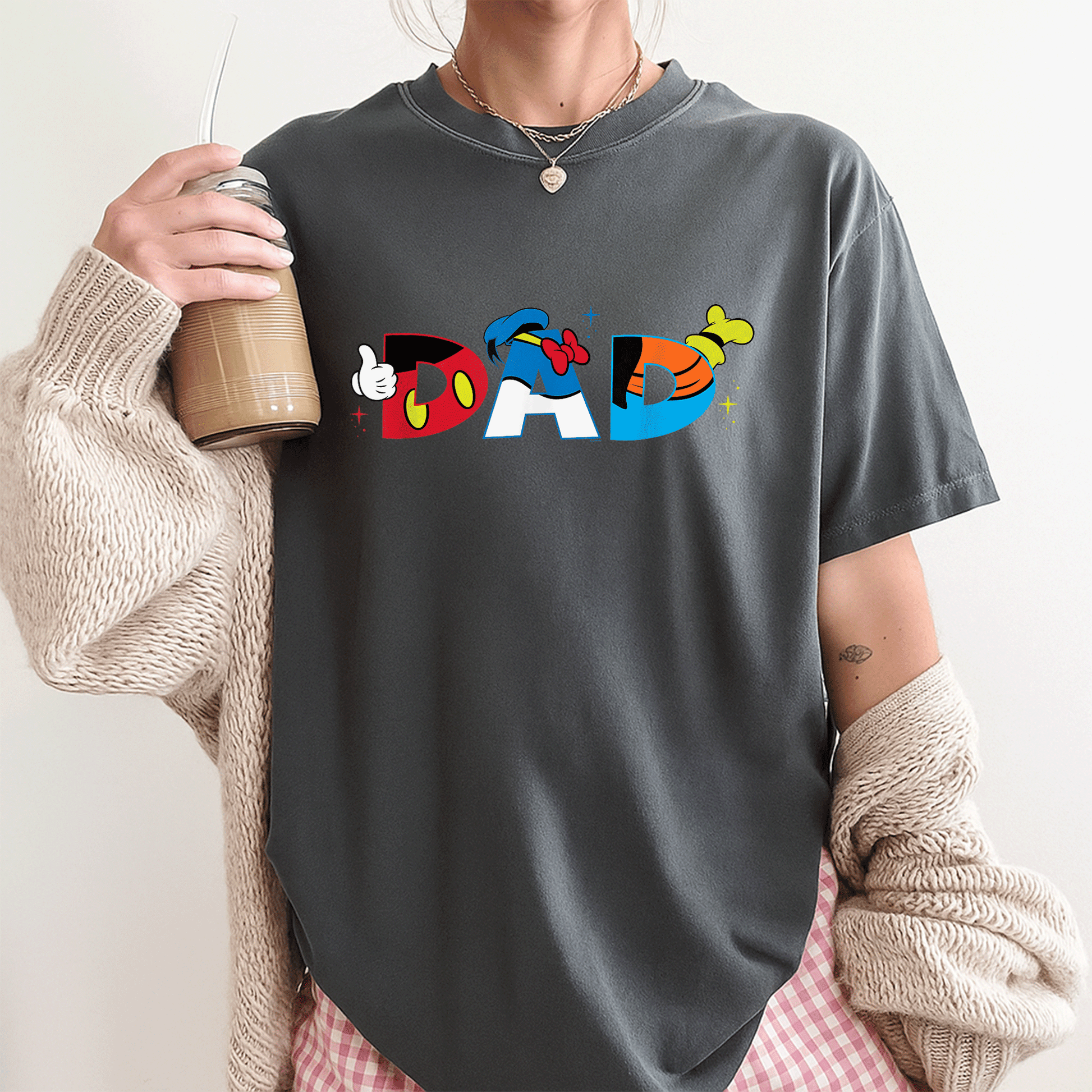 Disney Mickey Mouse and Friends Dad T-Shirt Perfect for Father's Day Gifts and Birthday Celebrations - 3