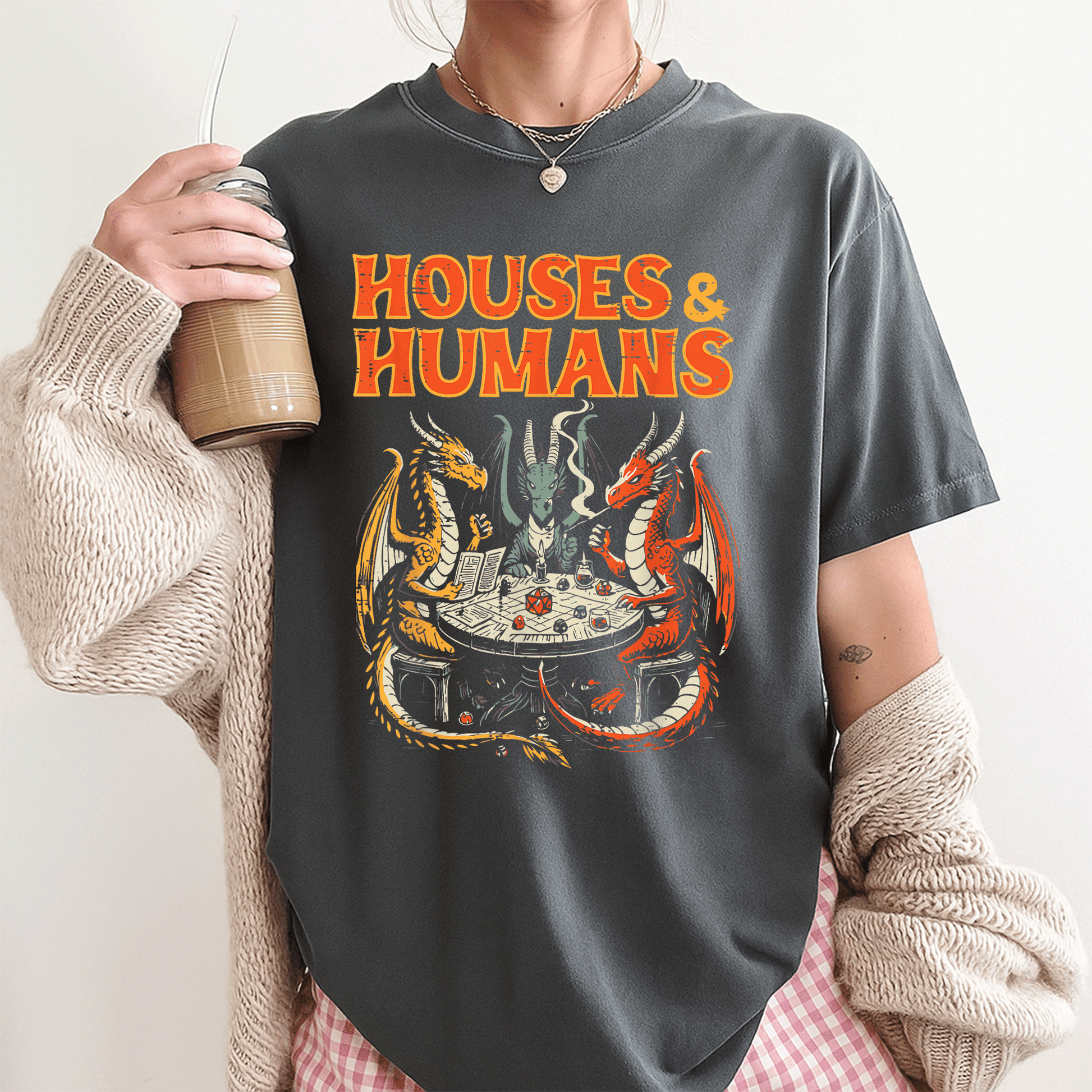 Funny Gaming House RPG Parody T-Shirt for Men, Boys, and Kids - Perfect for Gamers Who Love Humor and Fun Styles - 3