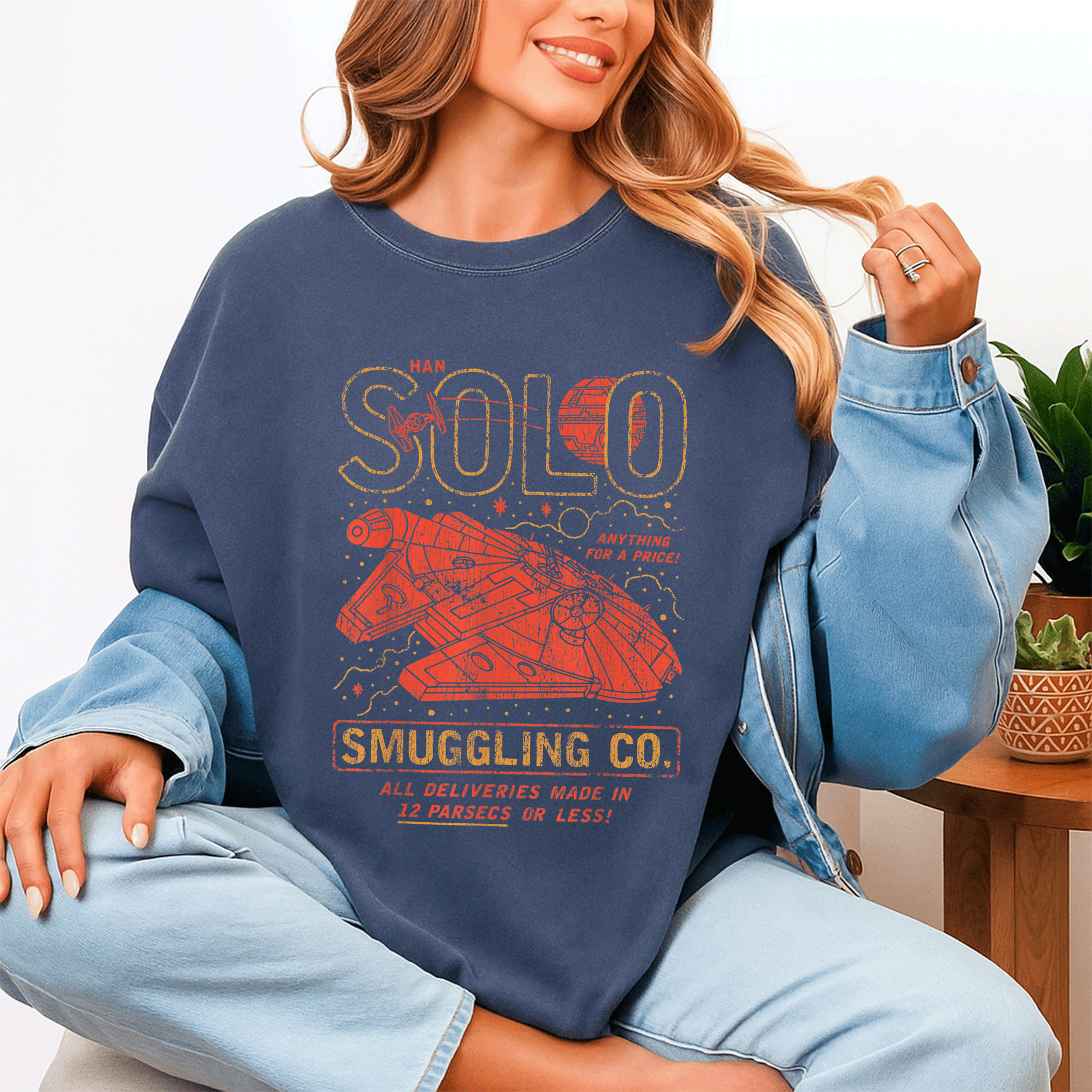 Star Wars Han Solo Smuggling Co T-Shirt Featuring Iconic Design for Fans of the Galaxy's Most Notorious Smuggler - 4