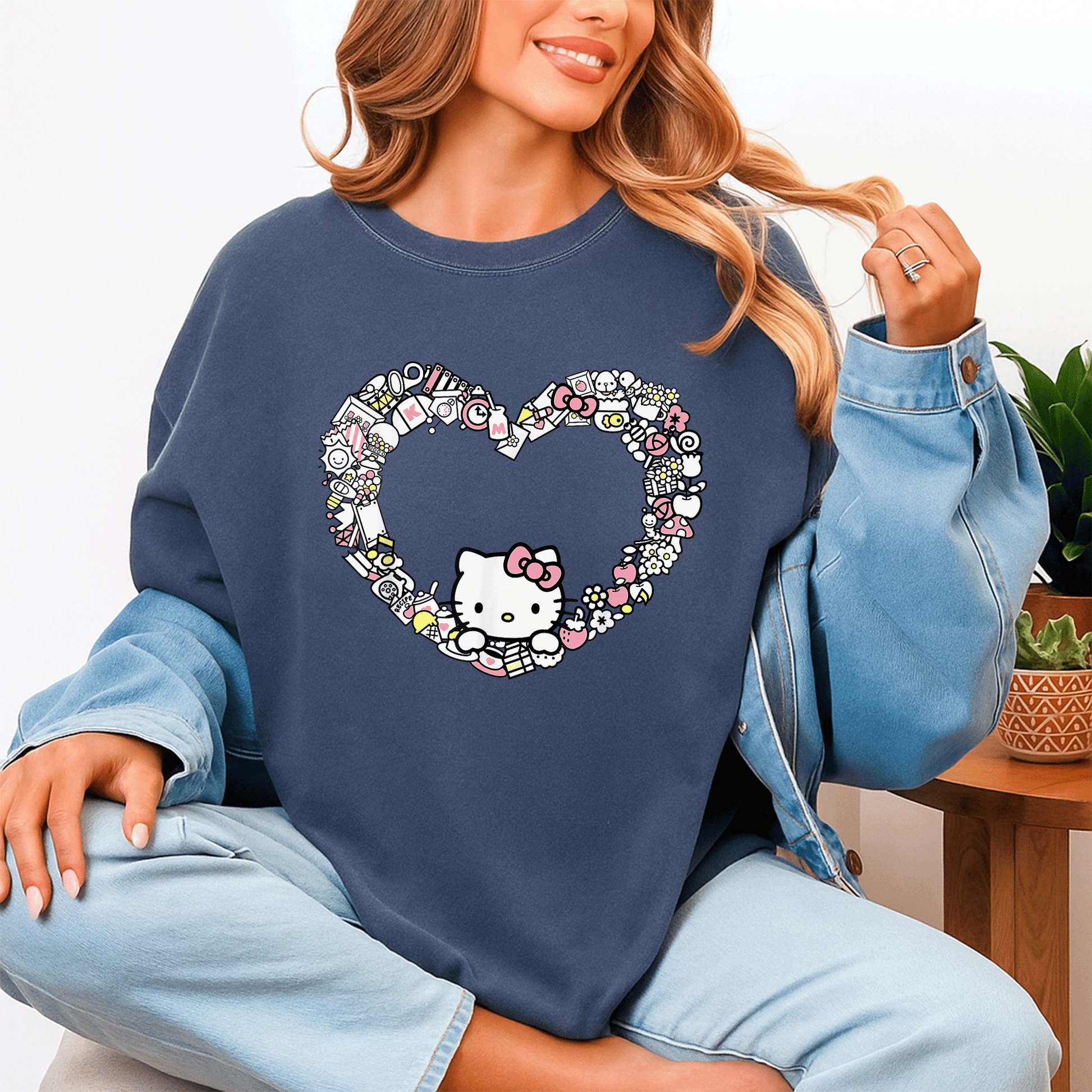 Cute Hello Kitty Heart Favorite Things T-Shirt for Fans, Perfect Gift for Kids and Adults, Adorable Design in Soft Cotton - 4