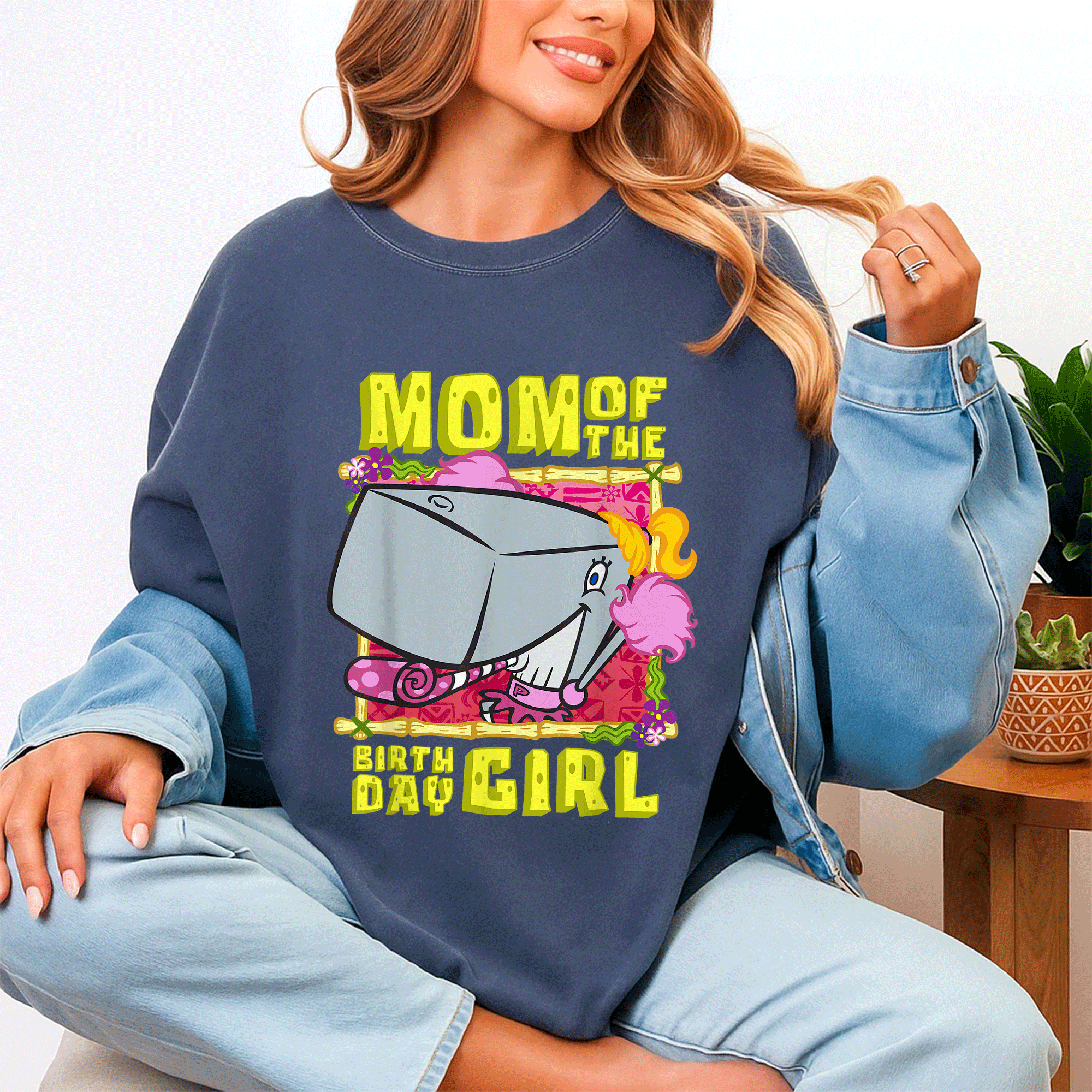 Mademark SpongeBob SquarePants Birthday Girl T-Shirt Featuring Pearl Krabs Mother Gift – Fun and Stylish Design for Mom - 4