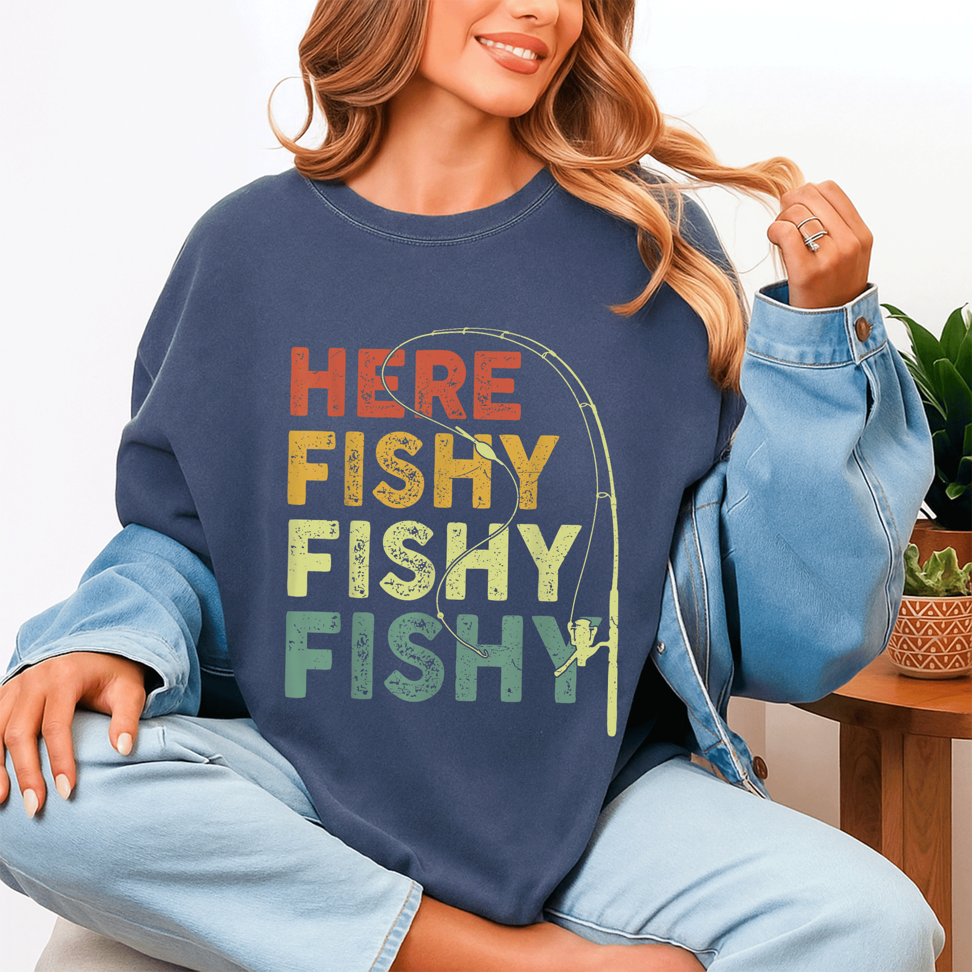 Funny Here-Fishy Shirt for Fishing Enthusiasts, Bass Fish Design T-Shirt for Dads, Kids, Boys, and Men - Great Gift Idea! - 4