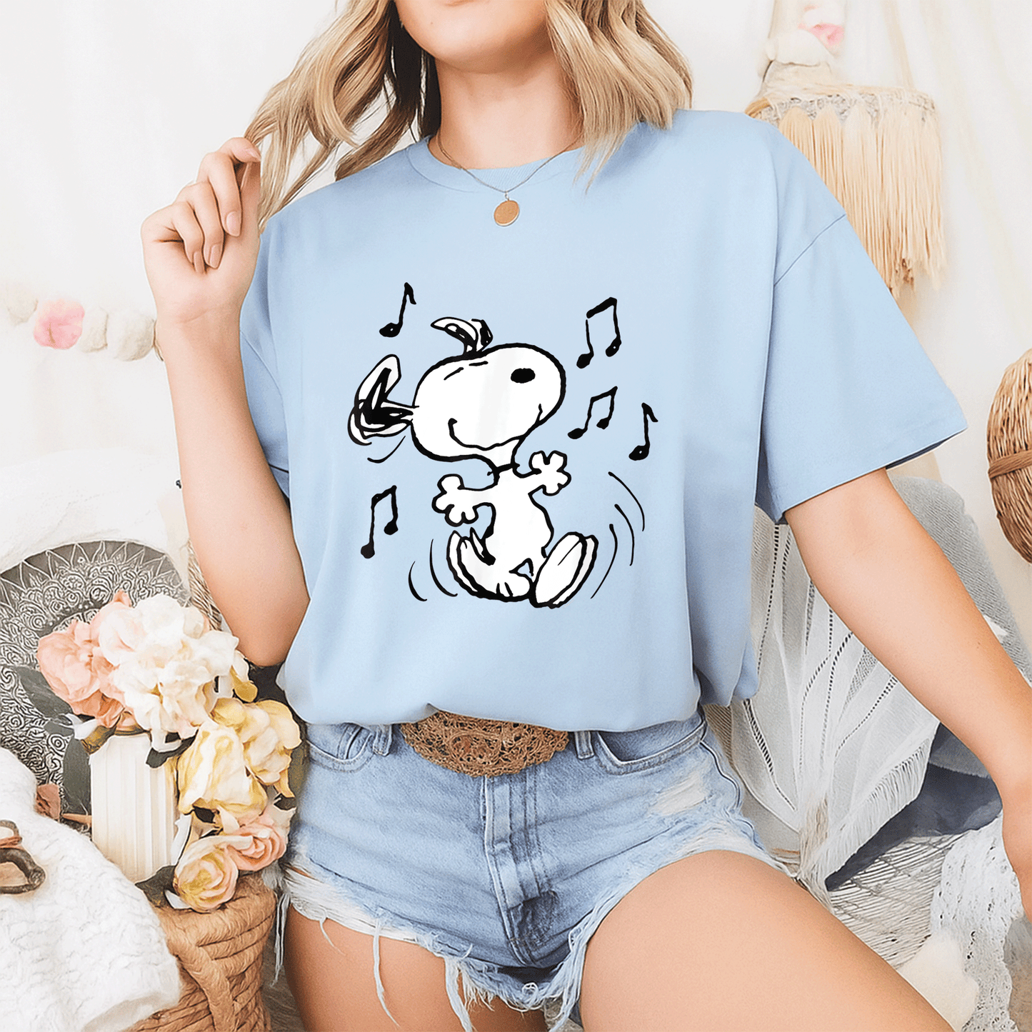 Snoopy Dancing T-Shirt for Peanuts Fans - Fun and Playful Design for All Ages, Perfect Gift for Cartoon Lovers - 2
