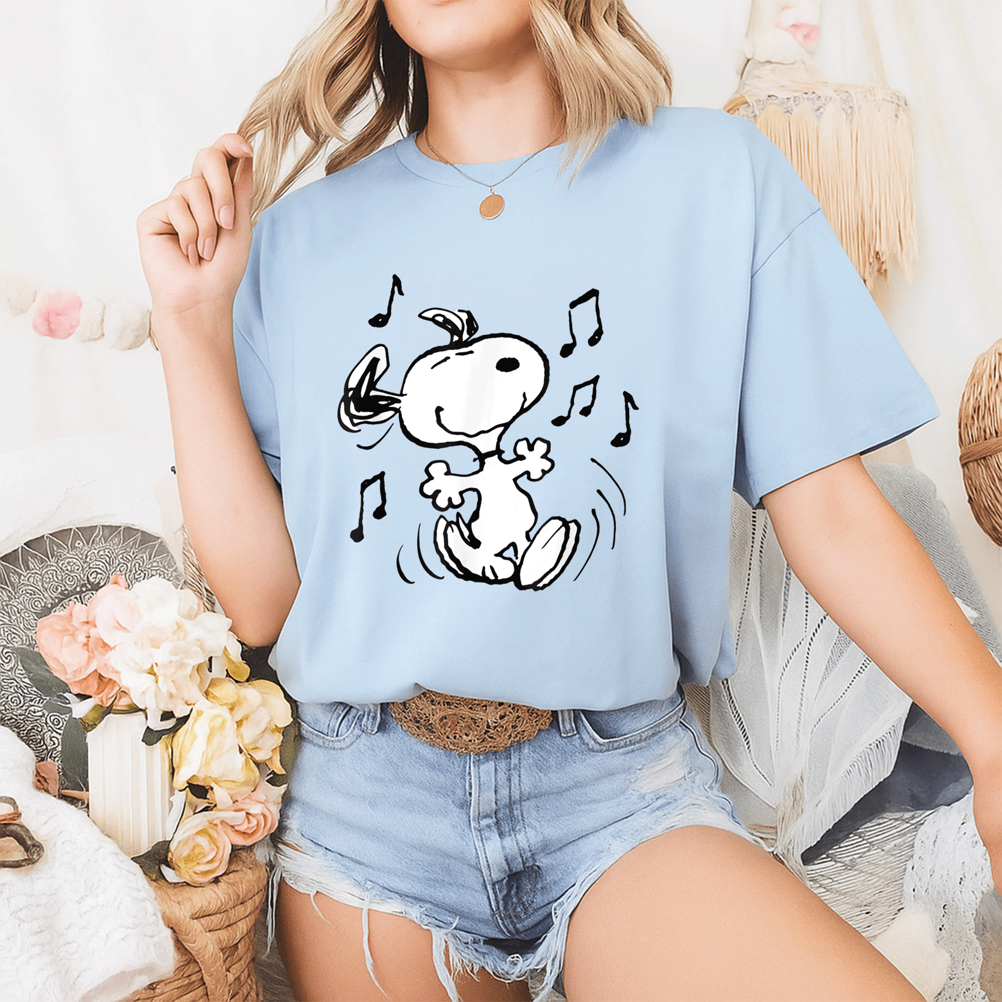 Snoopy Dancing T-Shirt for Peanuts Fans - Fun and Playful Design for All Ages, Perfect Gift for Cartoon Lovers - 2