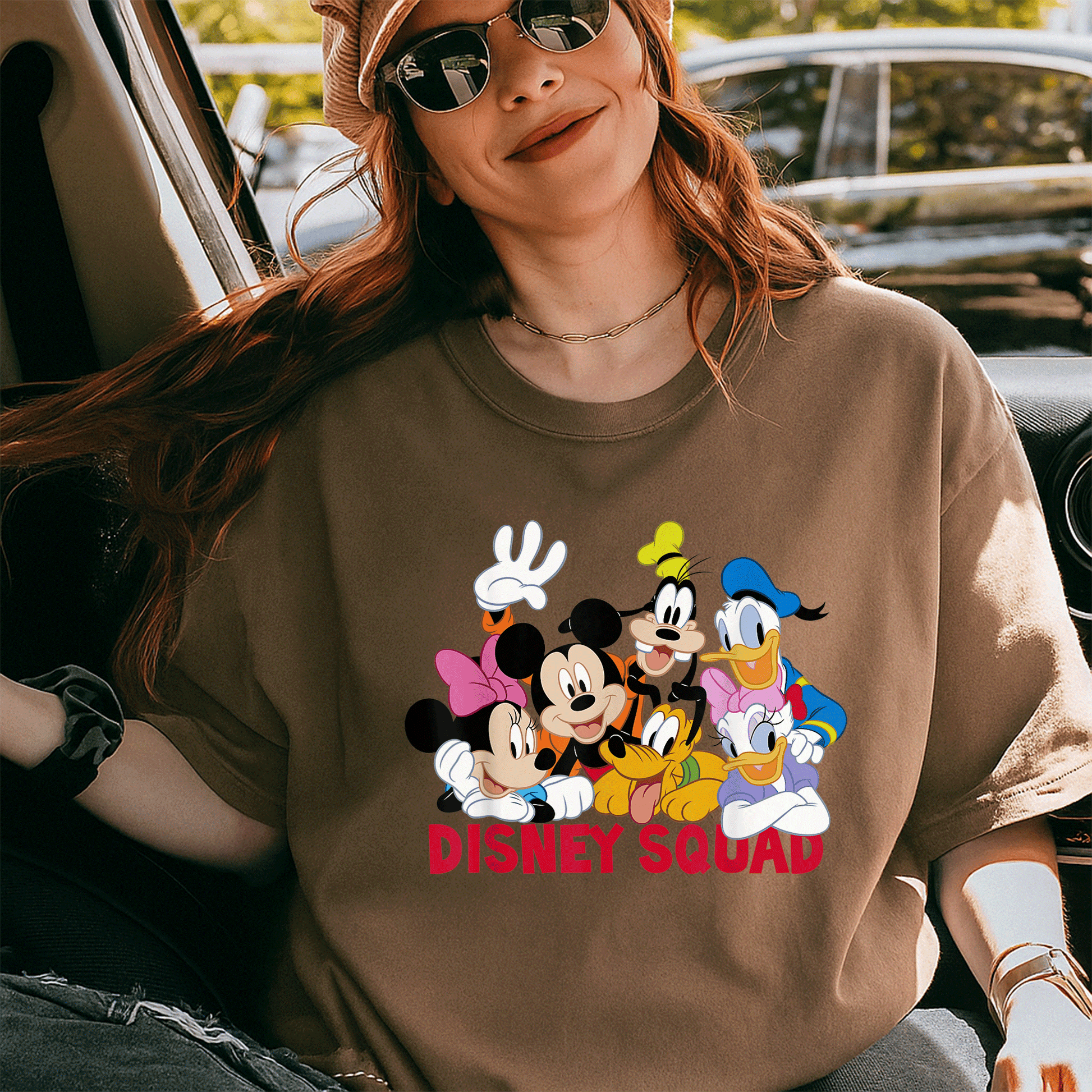 Disney Mickey and Friends Squad T-Shirt Fun Graphic Tee Featuring Classic Characters Perfect for Kids and Disney Fans - 5