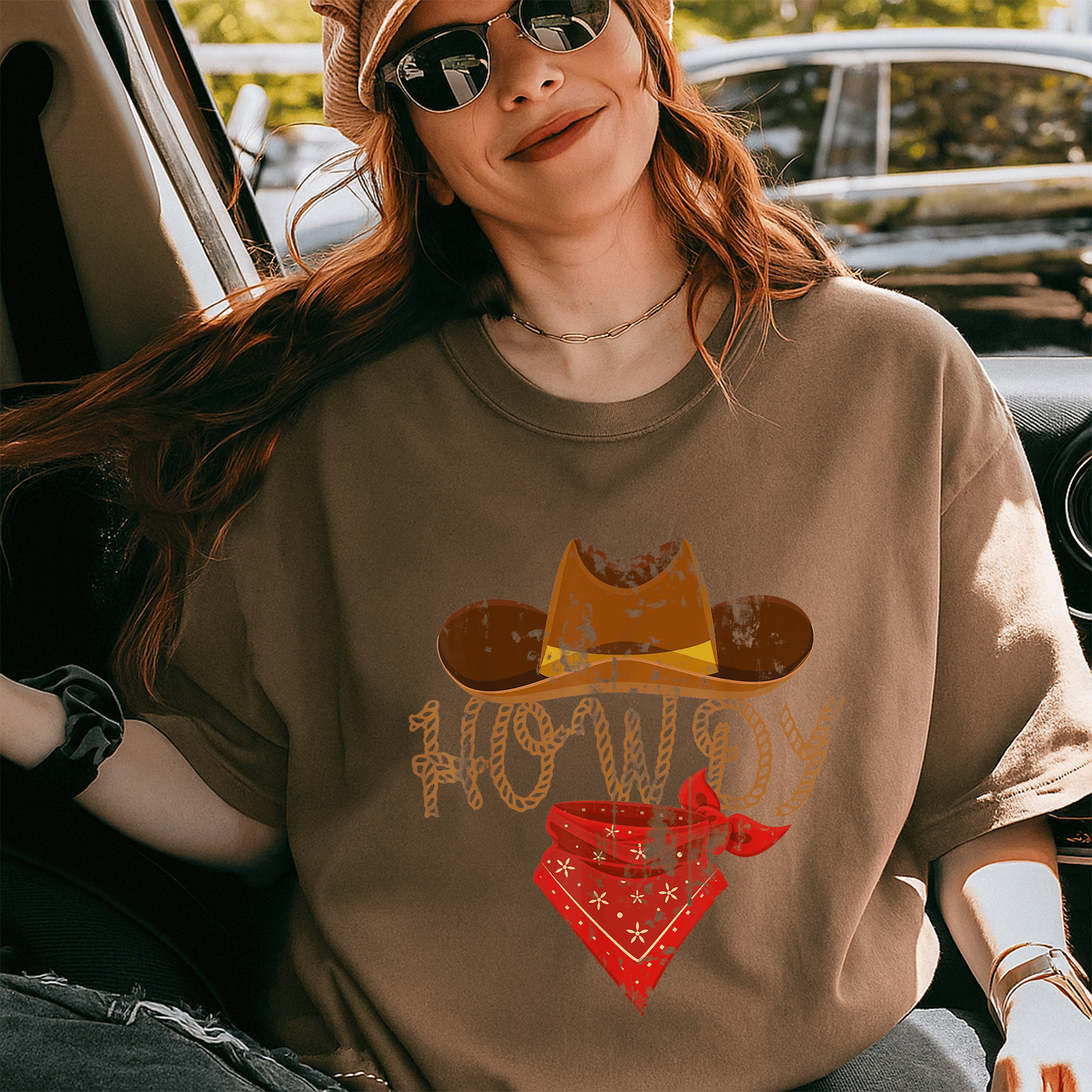 Howdy Cowboy T-Shirt for Men and Women Featuring a Fun Western Graphic, Perfect for Casual Wear and Country Lovers - 5