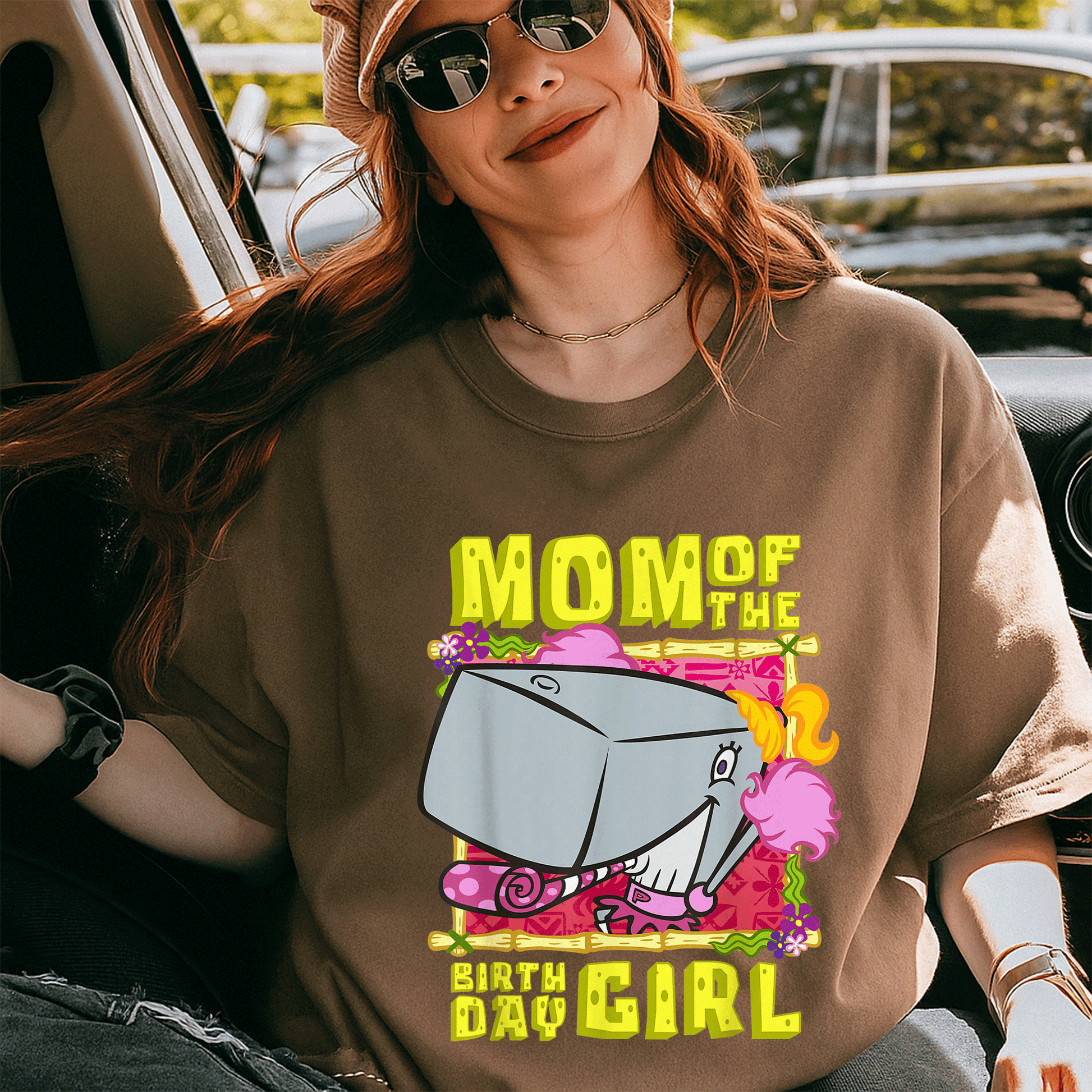 Mademark SpongeBob SquarePants Birthday Girl T-Shirt Featuring Pearl Krabs Mother Gift – Fun and Stylish Design for Mom - 5