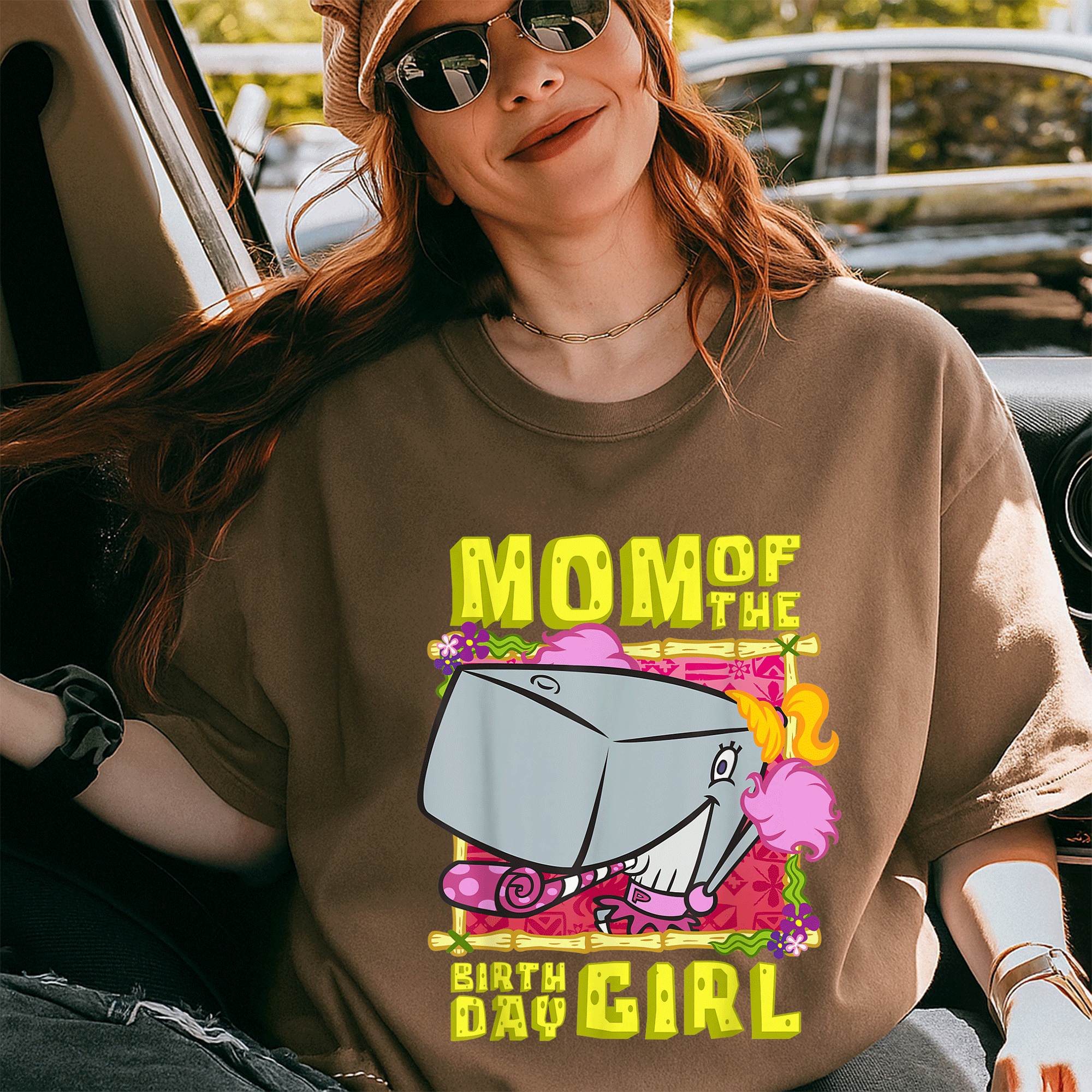 Mademark SpongeBob SquarePants Birthday Girl T-Shirt Featuring Pearl Krabs Mother Gift – Fun and Stylish Design for Mom - 5
