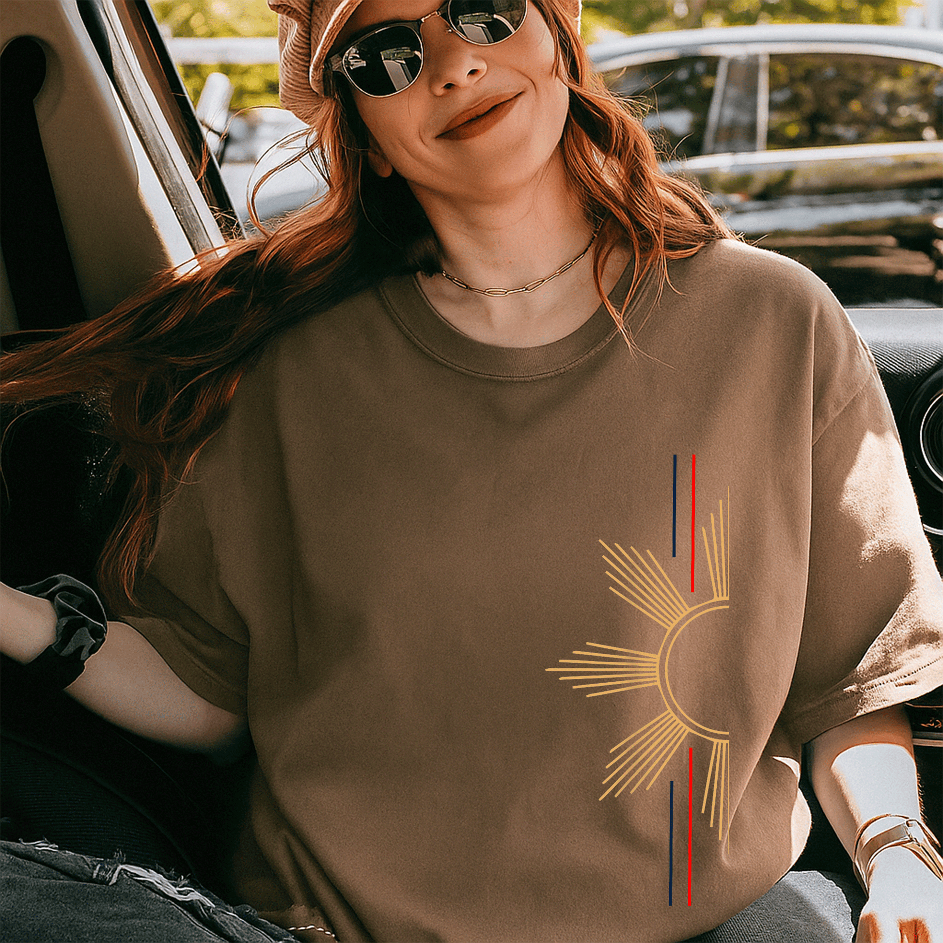 Shop the Minimalist Filipino Sun T-Shirt – A Stylish and Vibrant Graphic Tee Celebrating Filipino Culture and Sunshine! - 5