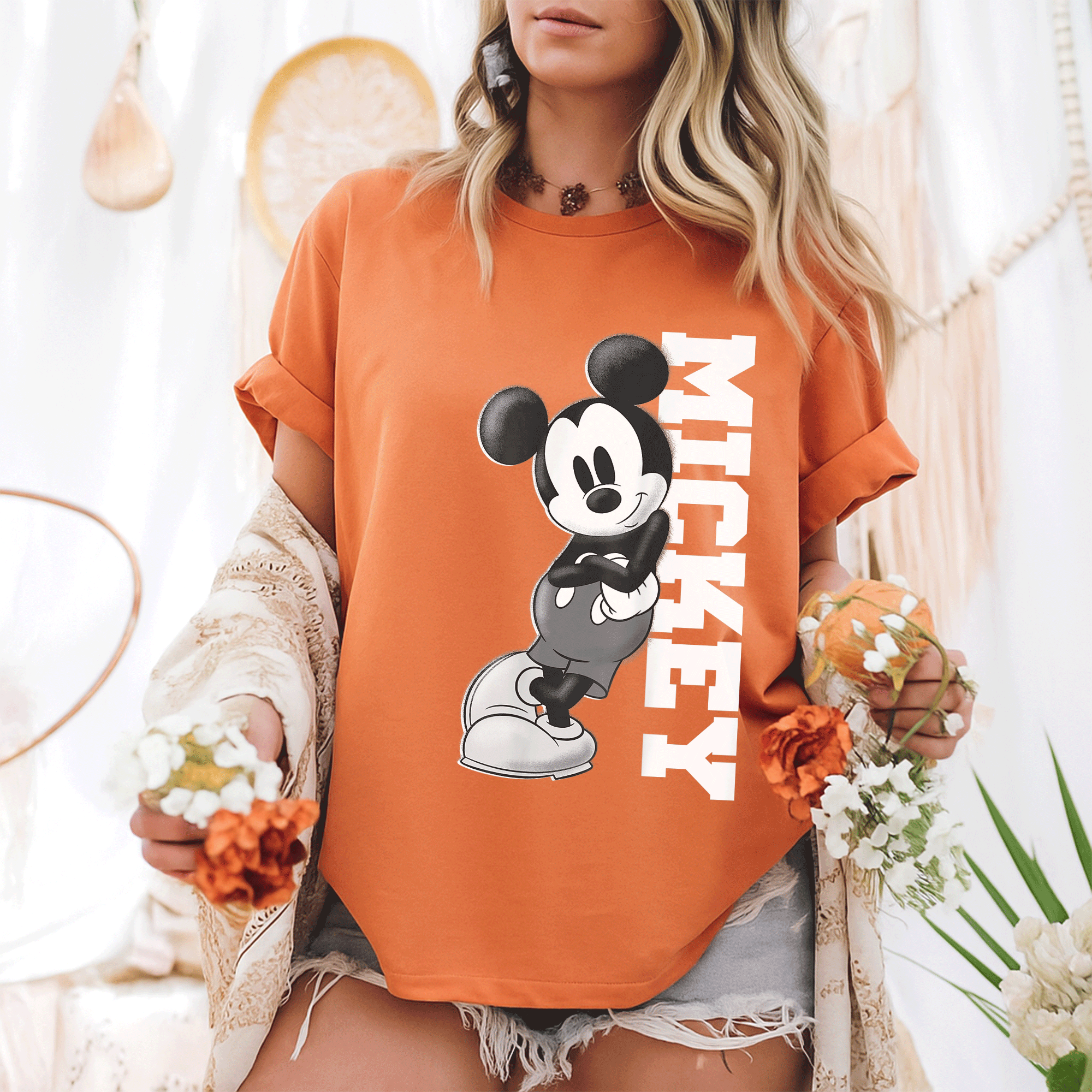 Disney Mickey And Friends Mickey Mouse Lean T-Shirt - Fun and Stylish Graphic Tee Featuring Iconic Mickey Mouse Design - 6