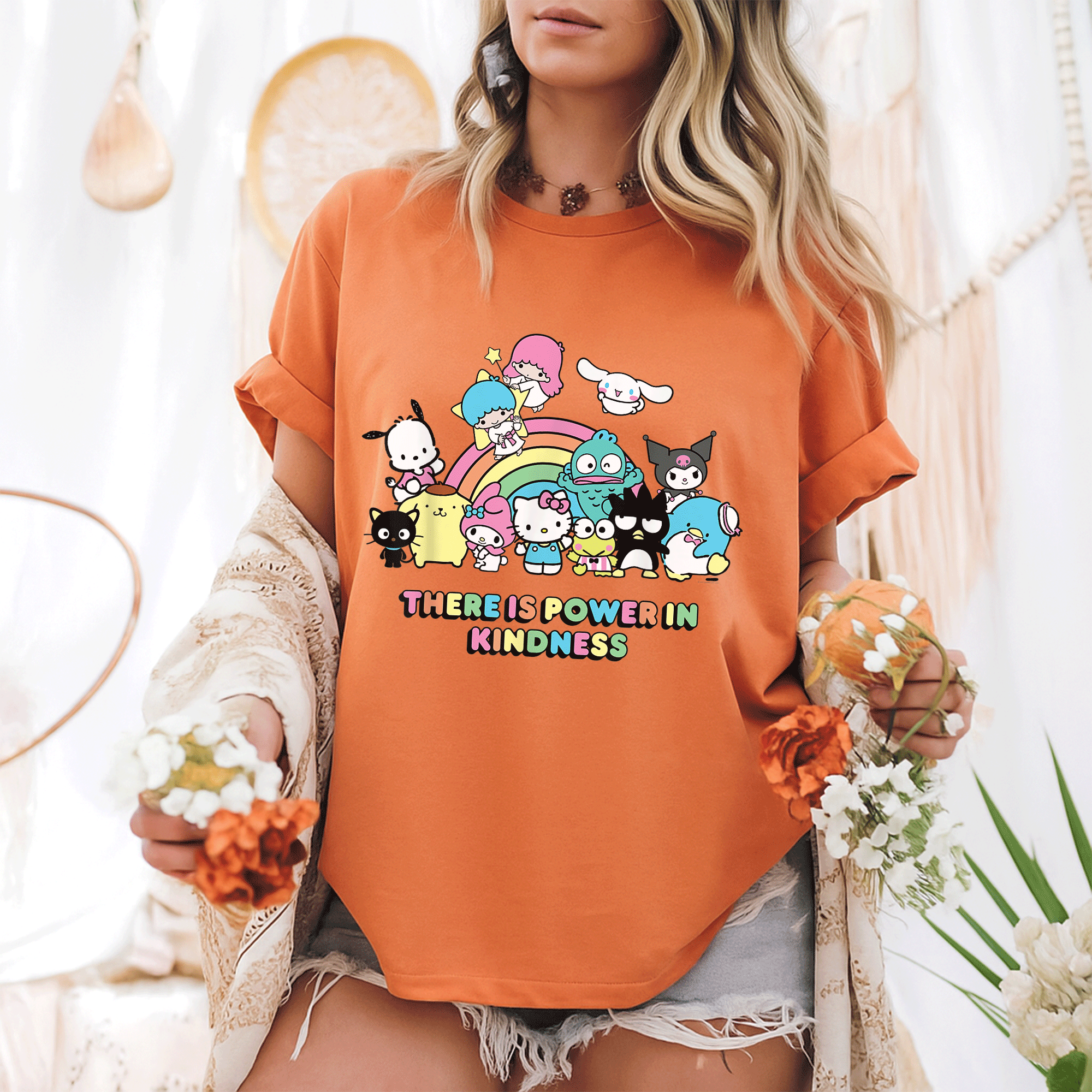 Hello Kitty and Friends Cute T-Shirt - Embrace Kindness with Adorable Design Perfect for Kids and Fans of All Ages - 6