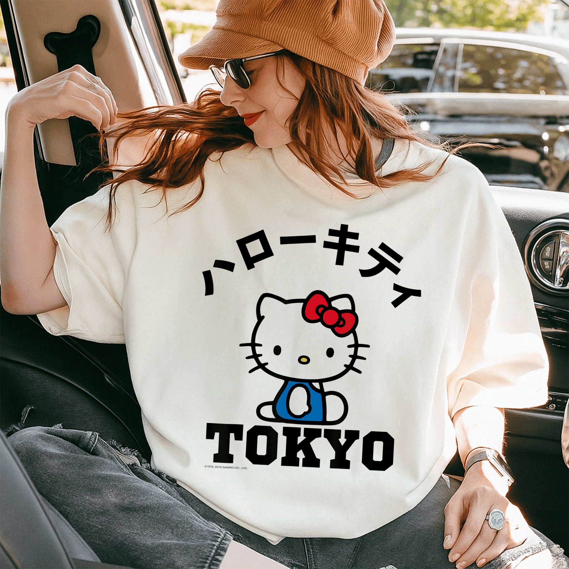 Cute Hello Kitty Tokyo Tee Shirt for Fans – Adorable Design Featuring Hello Kitty in Stylish Tokyo Fashion for Everyday Wear - 10