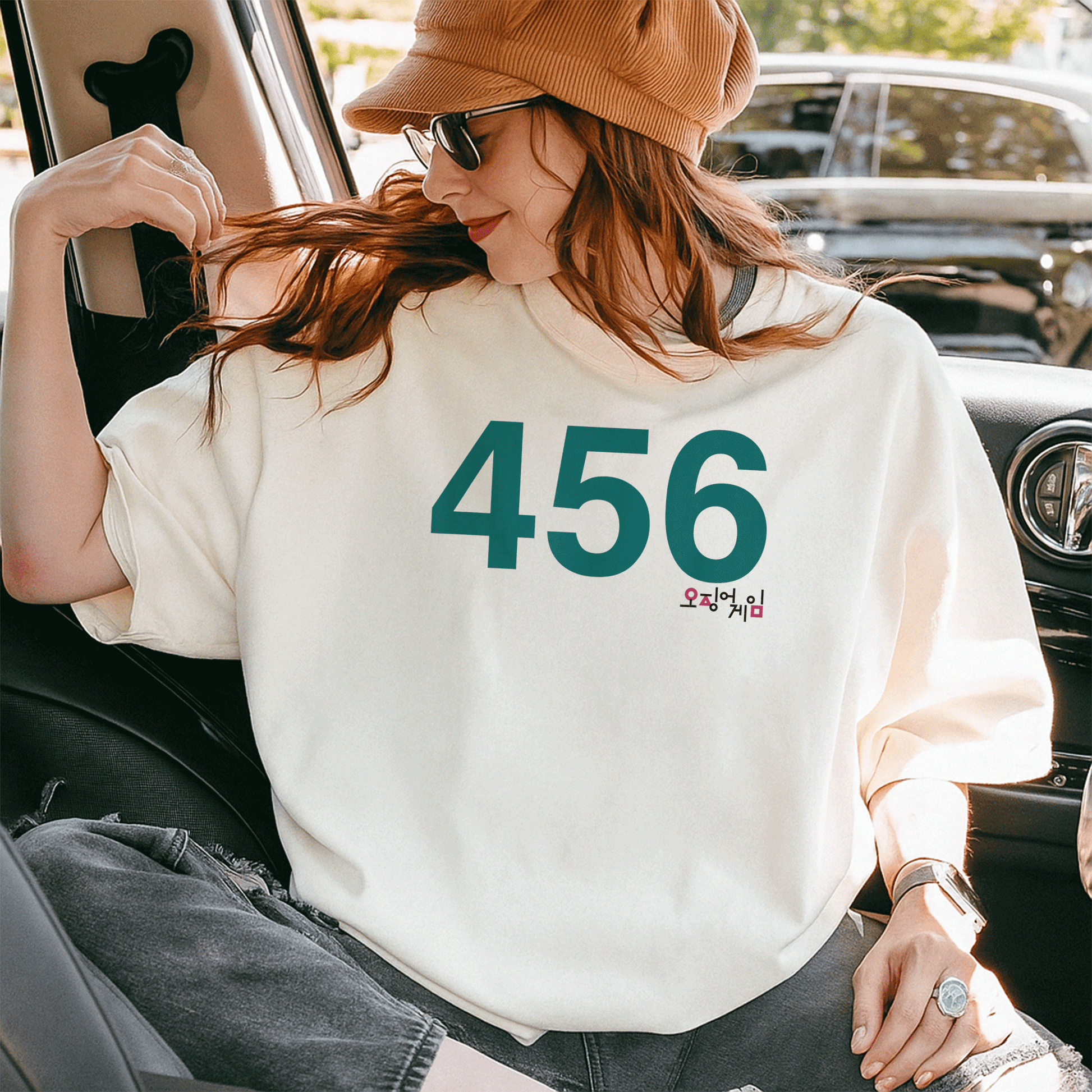 Squid Game Player 456 Costume T-Shirt - Perfect for Fans of the Series, Fun, Stylish and Comfortable Design - 10