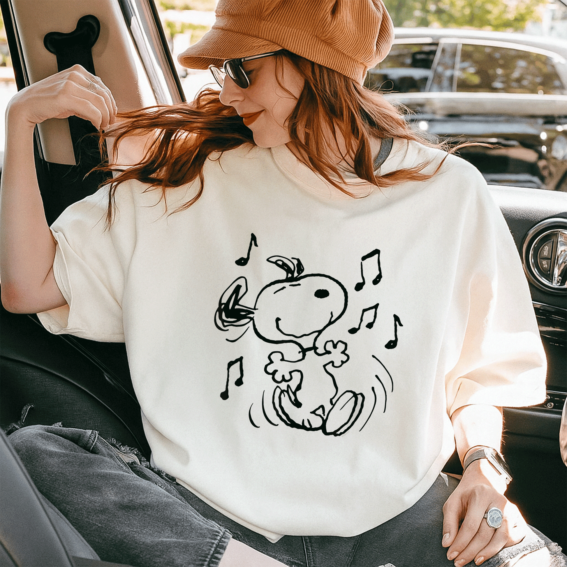 Snoopy Dancing T-Shirt for Peanuts Fans - Fun and Playful Design for All Ages, Perfect Gift for Cartoon Lovers - 10