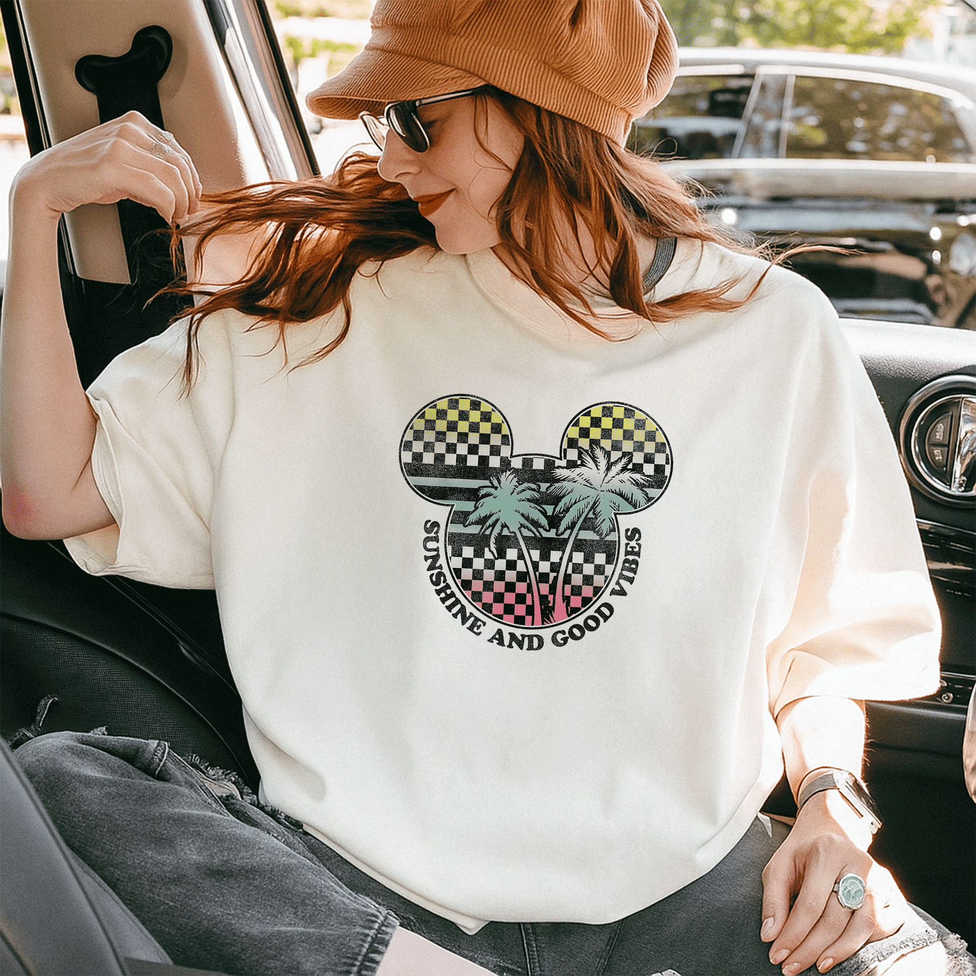 Disney Mickey And Friends Sunshine and Good Vibes Big Logo T-Shirt for Kids and Adults – Fun, Colorful, and Stylish Tee - 10