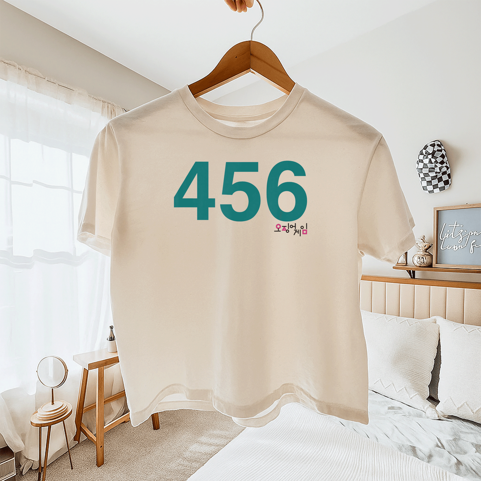 Squid Game Player 456 Costume T-Shirt - Perfect for Fans of the Series, Fun, Stylish and Comfortable Design - 11