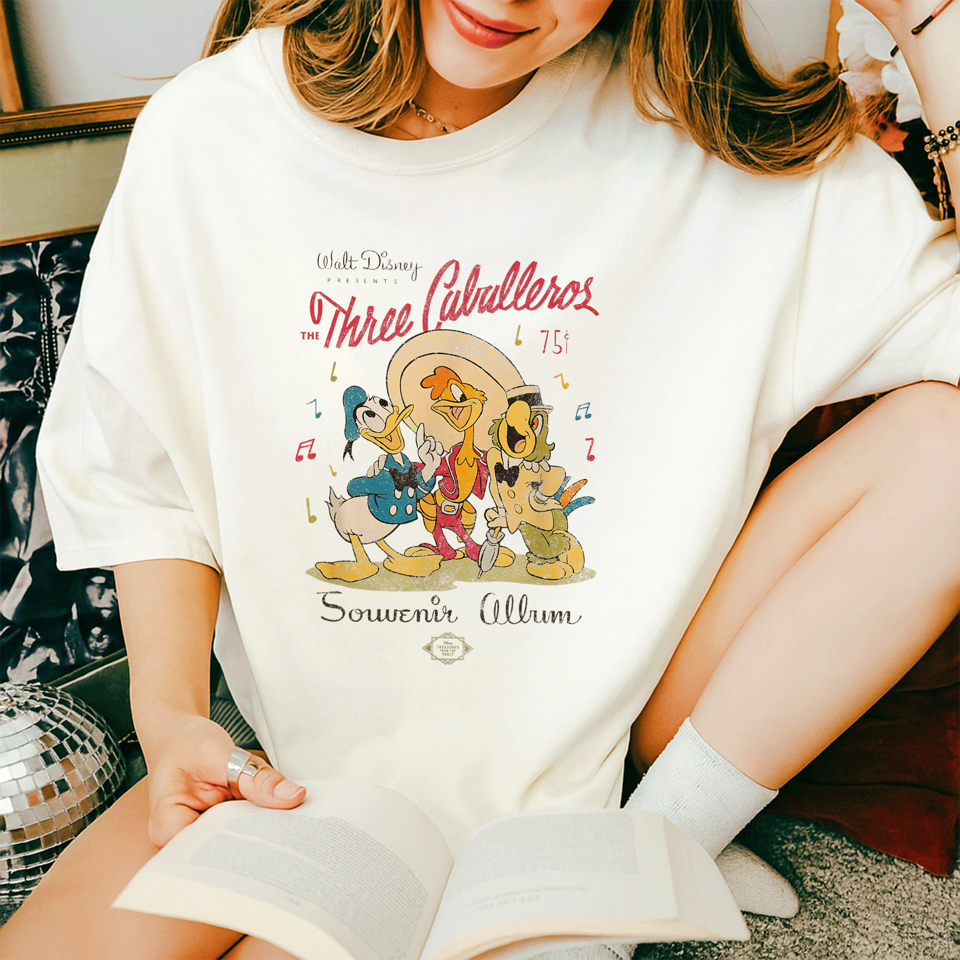 Get the Fun with Disney The Three Caballeros Classic T-Shirt Featuring Your Favorite Characters in Vibrant Style - 14