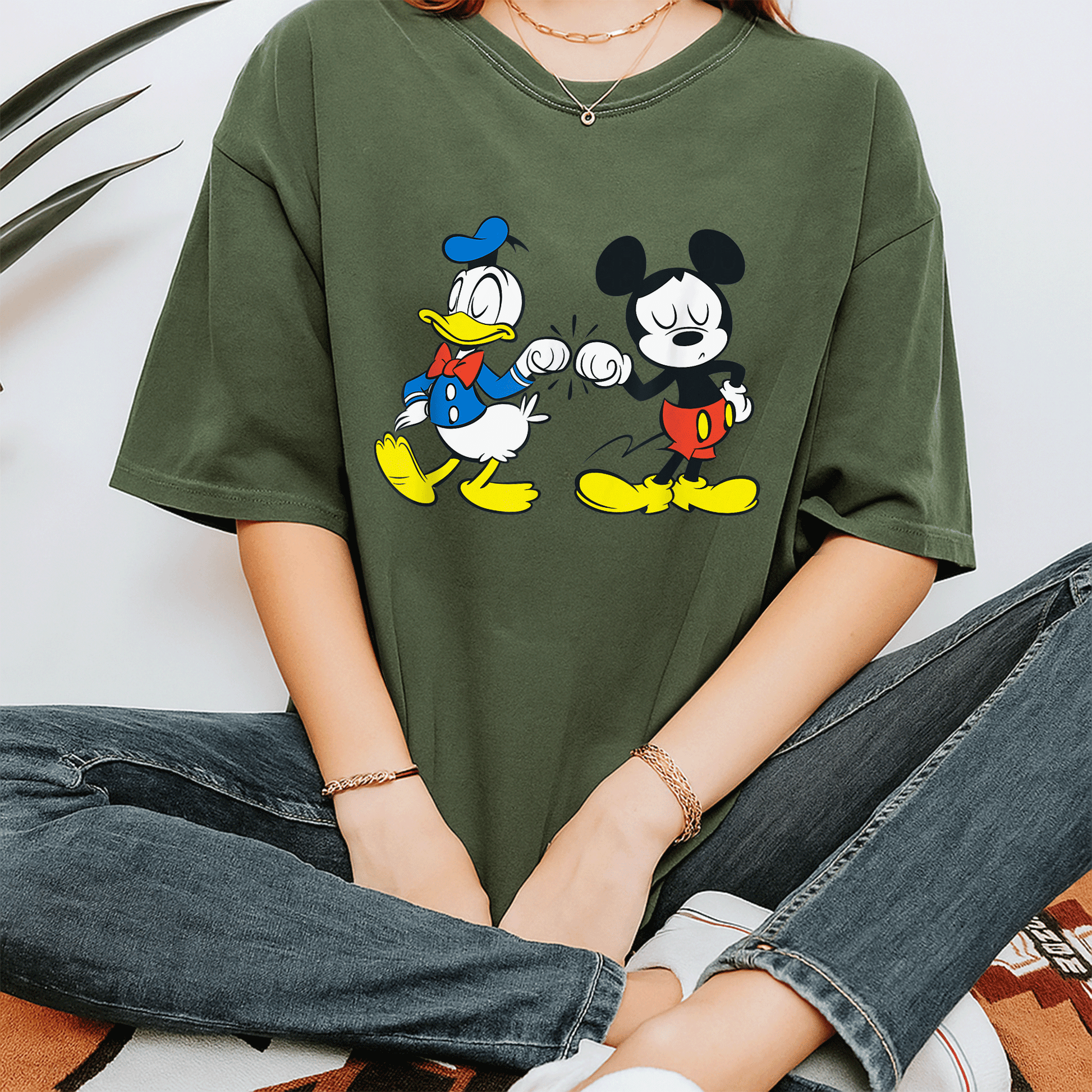 Disney Mickey Mouse and Donald Duck Best Friends T-Shirt for Kids and Adults - Fun and Colorful Graphic Tee Design - 7
