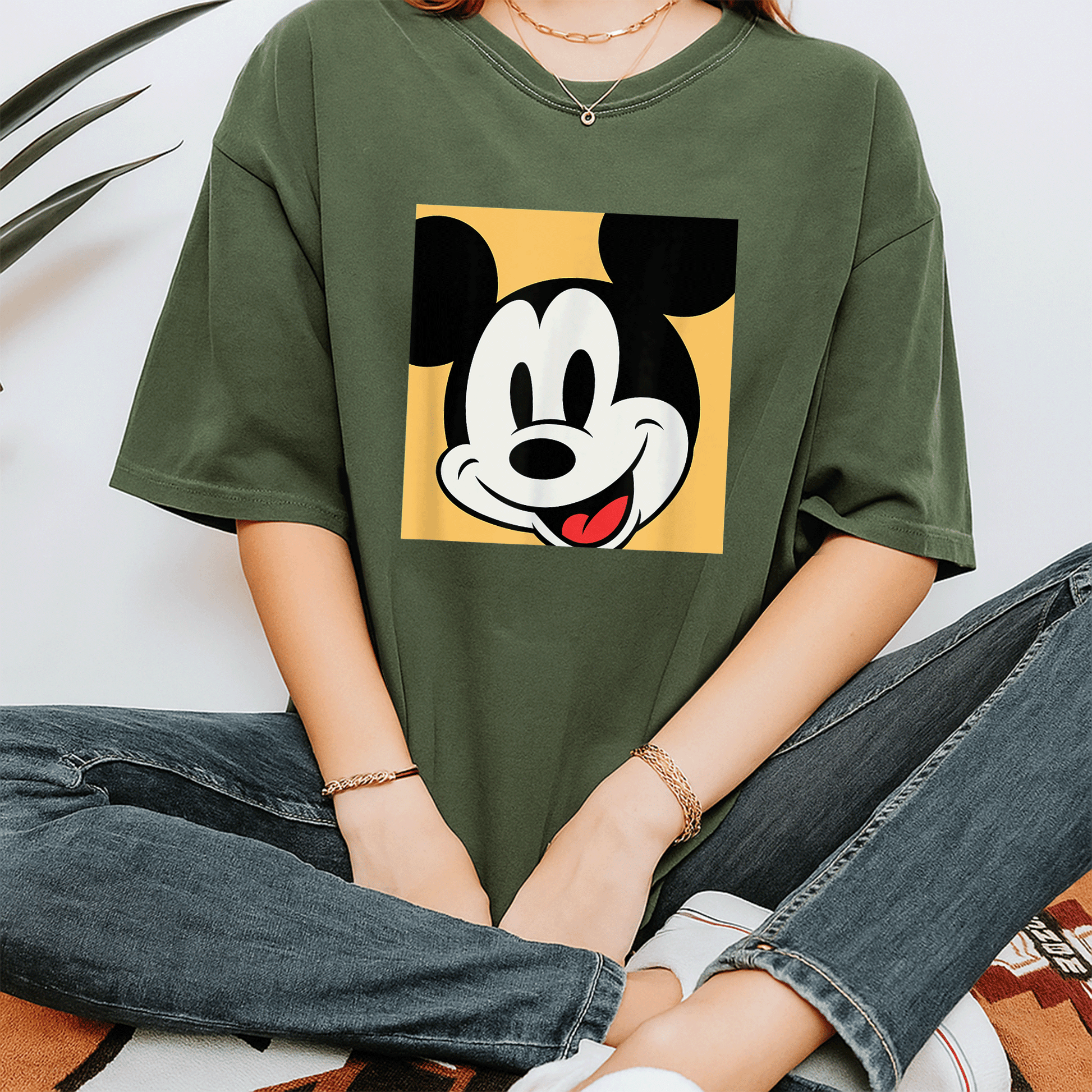 Stylish Amazon Essentials Men's Disney Mickey Comic Black T-Shirt - Fun, Comfortable, and Perfect for Daily Wear - 7