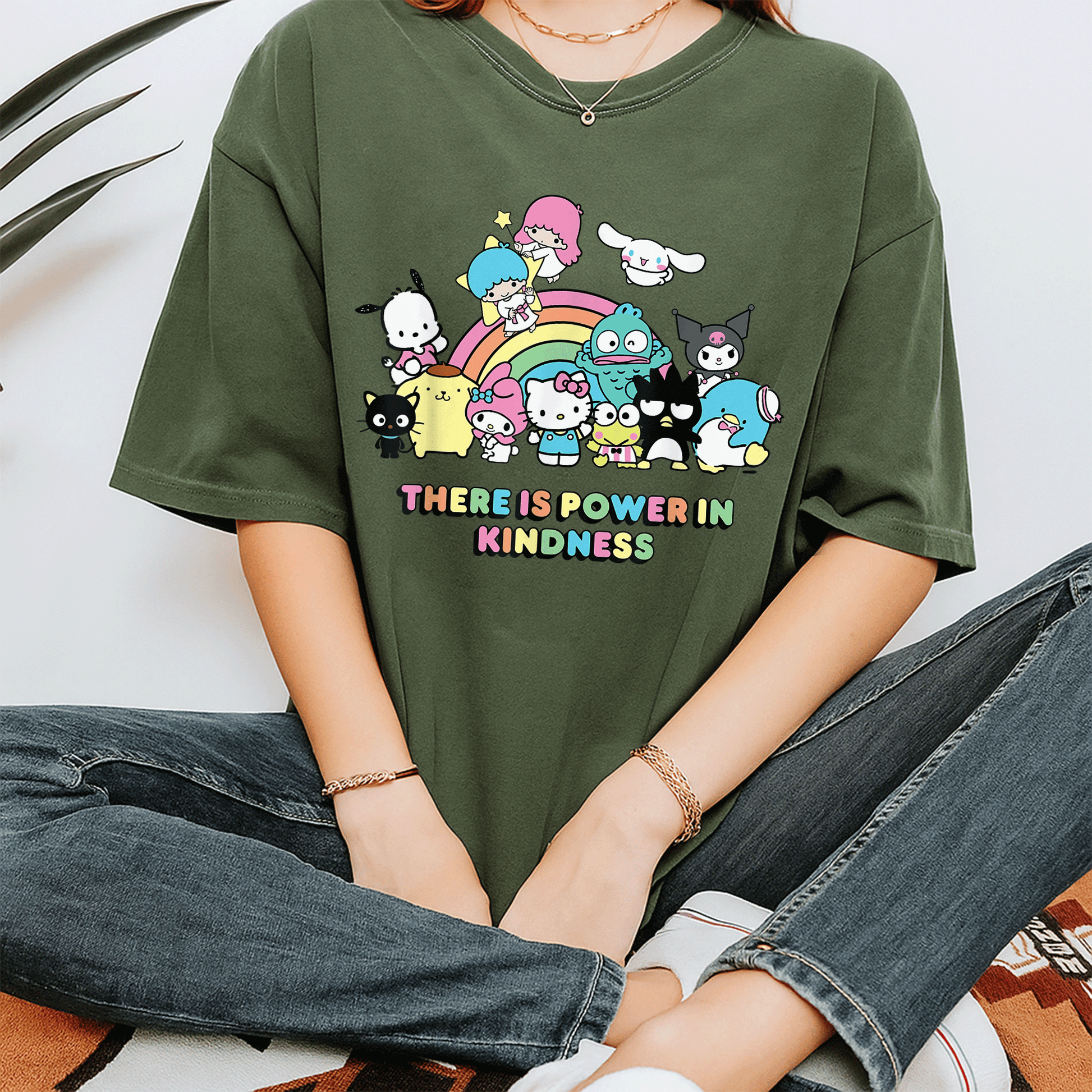 Hello Kitty and Friends Cute T-Shirt - Embrace Kindness with Adorable Design Perfect for Kids and Fans of All Ages - 7