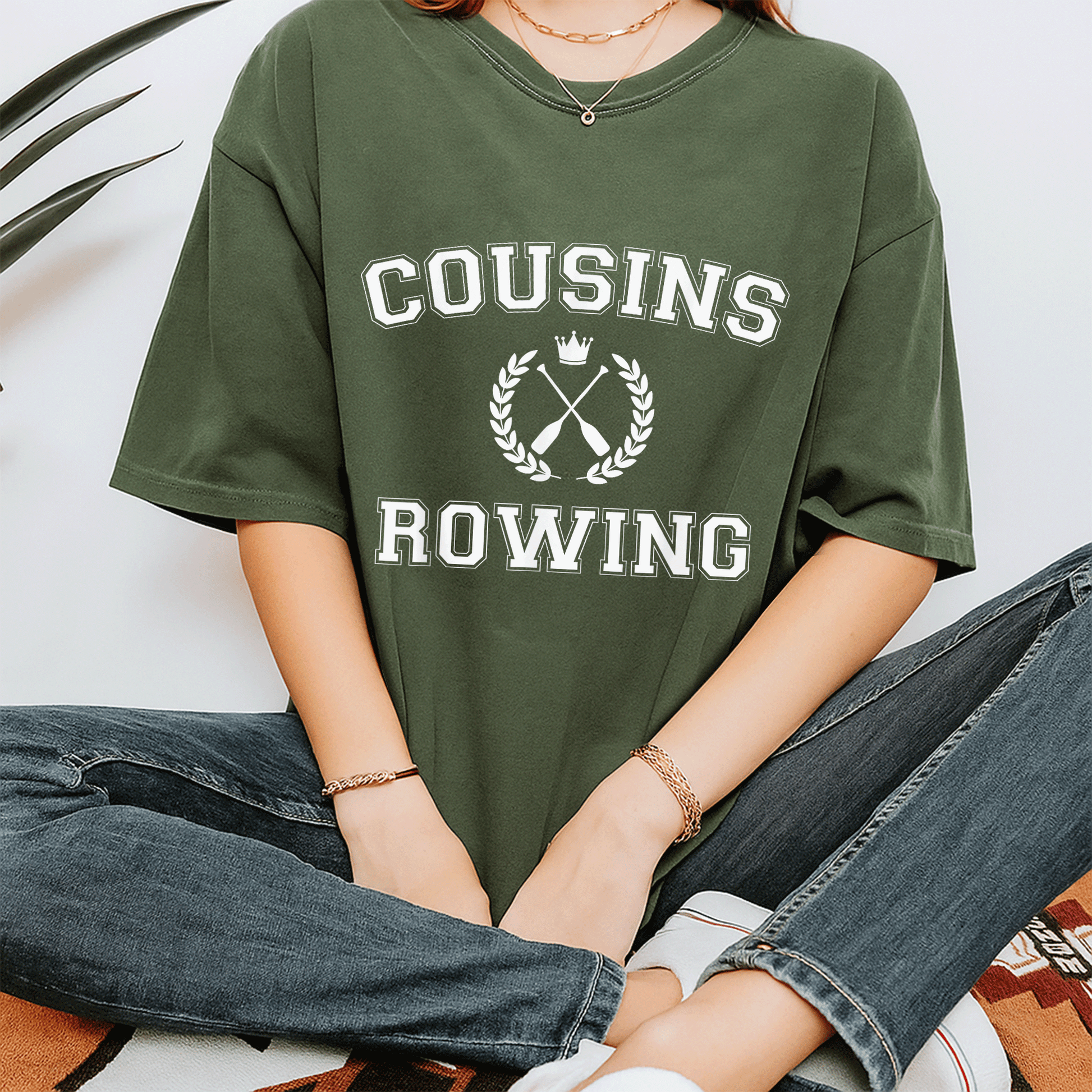 Cousins Rowing T-Shirt Inspired by The Summer I Turned Pretty - Perfect Gift for Fans of Summer Adventures and Friendship - 7