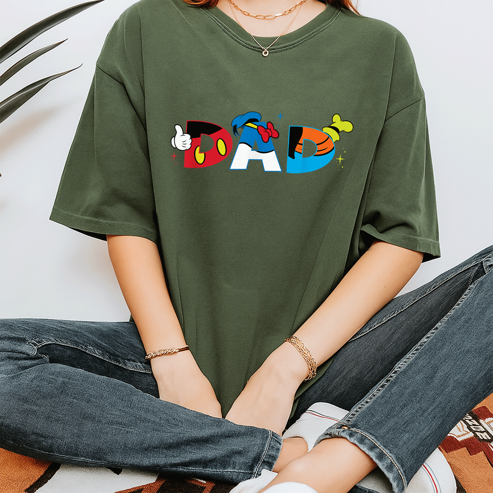 Disney Mickey Mouse and Friends Dad T-Shirt Perfect for Father's Day Gifts and Birthday Celebrations - 7