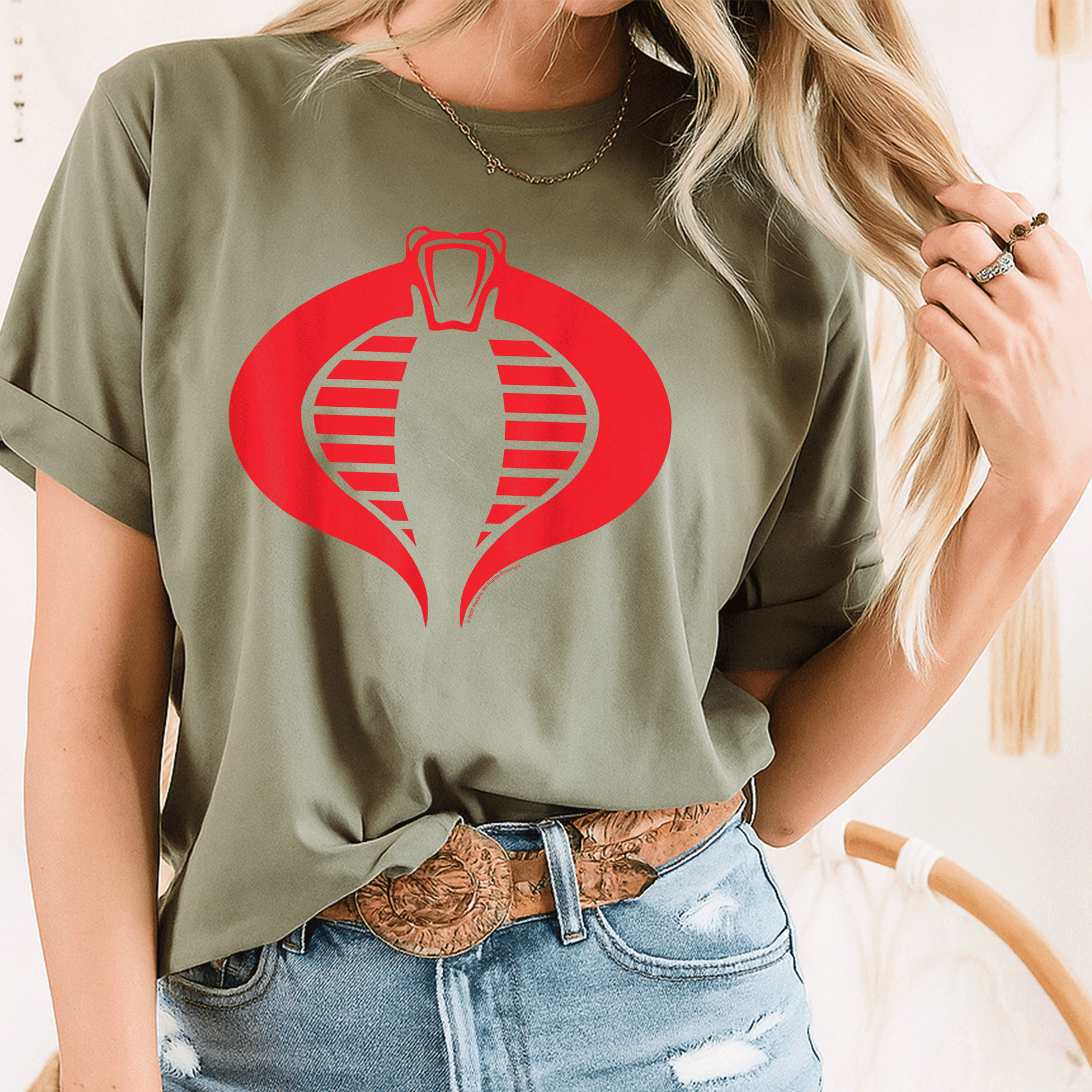 Stylish G.I. Joe Cobra Logo T-Shirt for Fans - Cool Graphic Tee Featuring Iconic Cobra Emblem - Perfect Gift Idea - 8
