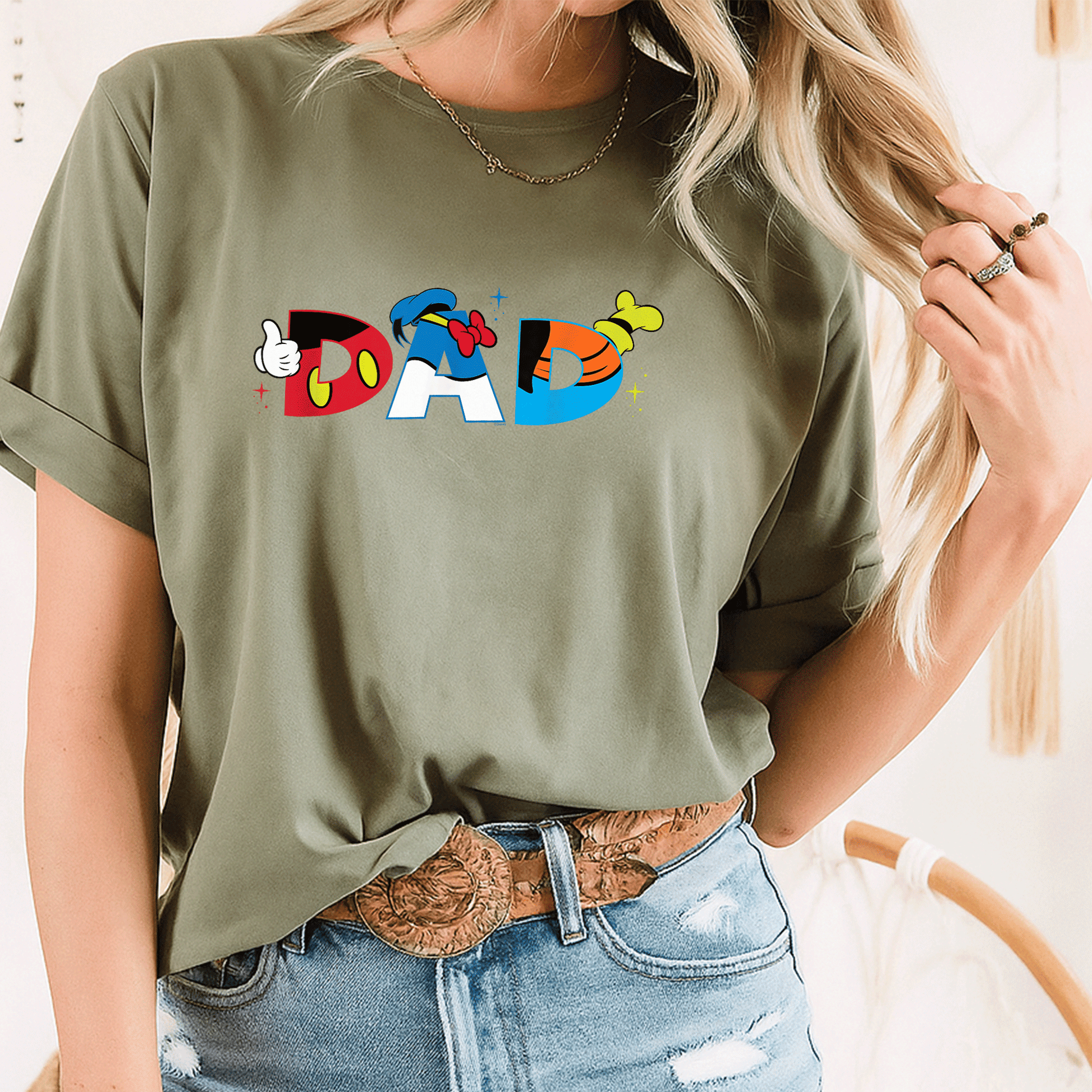 Disney Mickey Mouse and Friends Dad T-Shirt Perfect for Father's Day Gifts and Birthday Celebrations - 8
