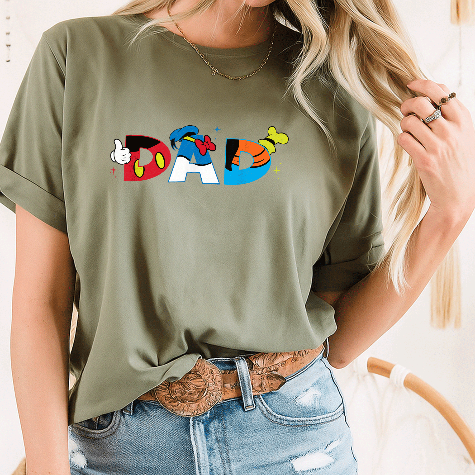 Disney Mickey Mouse and Friends Dad T-Shirt Perfect for Father's Day Gifts and Birthday Celebrations - 8