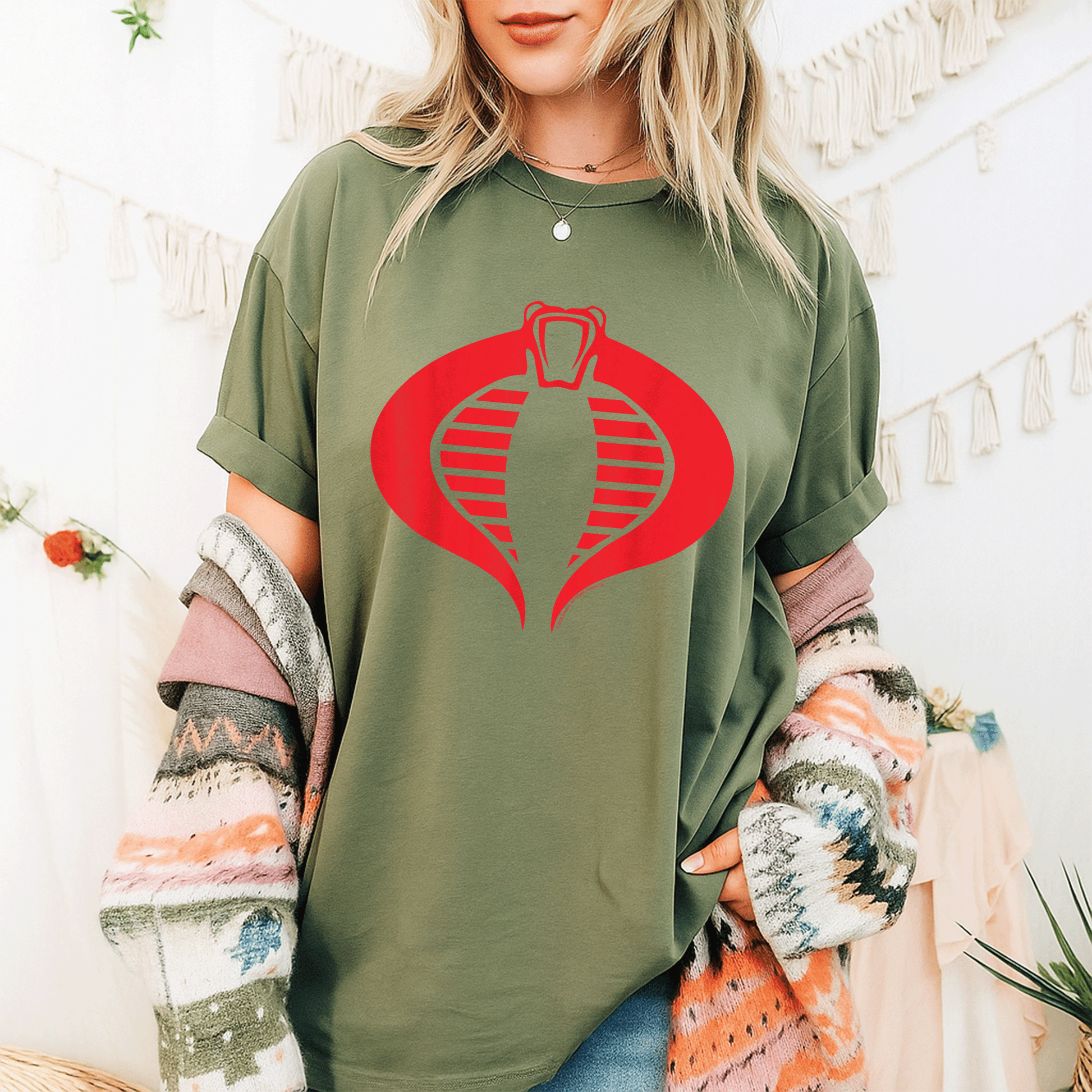 Stylish G.I. Joe Cobra Logo T-Shirt for Fans - Cool Graphic Tee Featuring Iconic Cobra Emblem - Perfect Gift Idea - 9