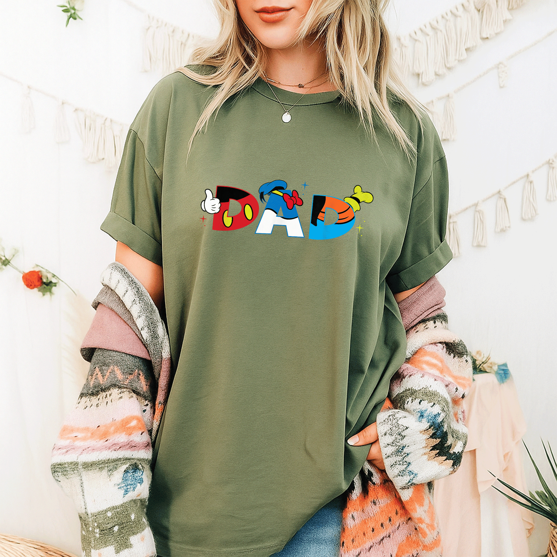 Disney Mickey Mouse and Friends Dad T-Shirt Perfect for Father's Day Gifts and Birthday Celebrations - 9