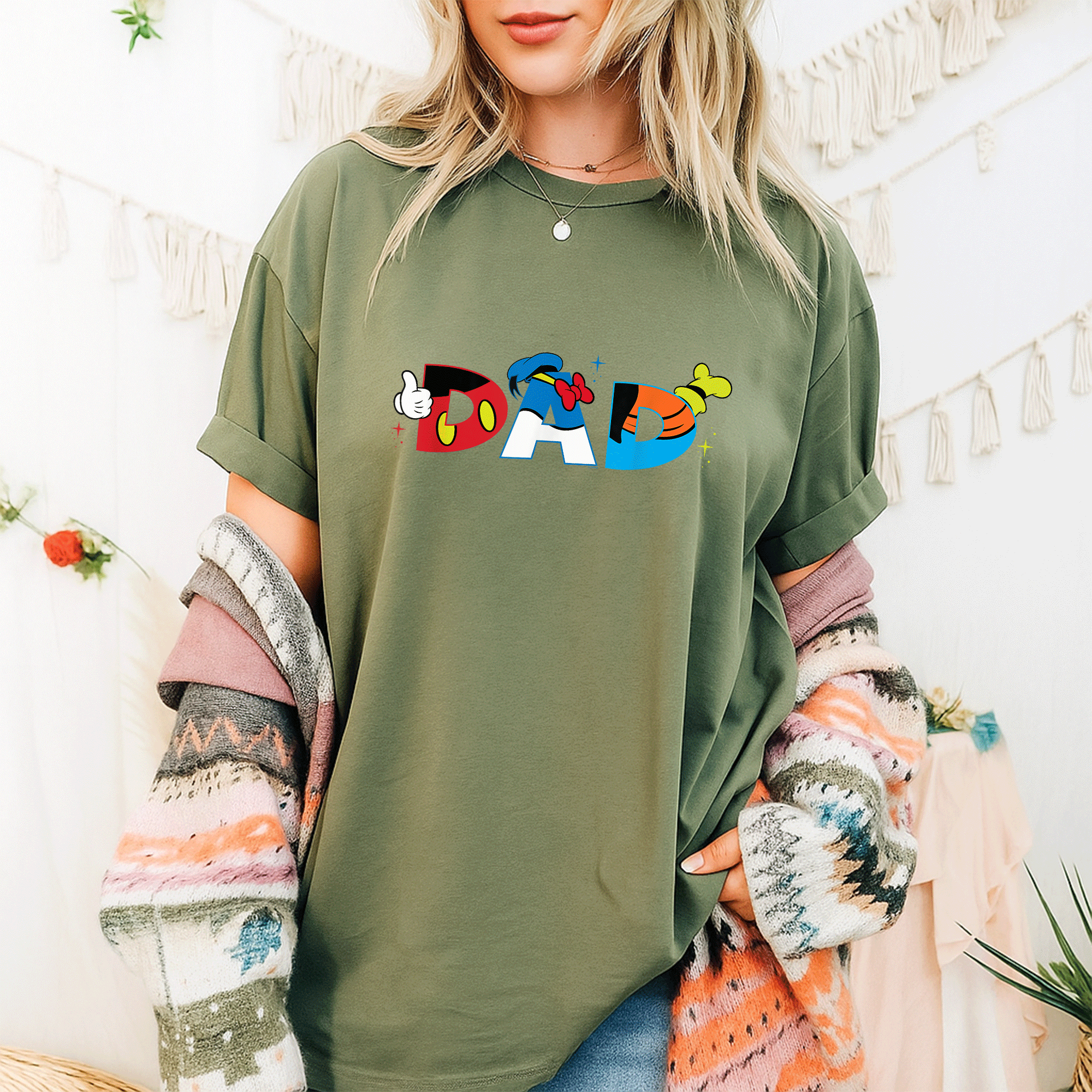 Disney Mickey Mouse and Friends Dad T-Shirt Perfect for Father's Day Gifts and Birthday Celebrations - 9