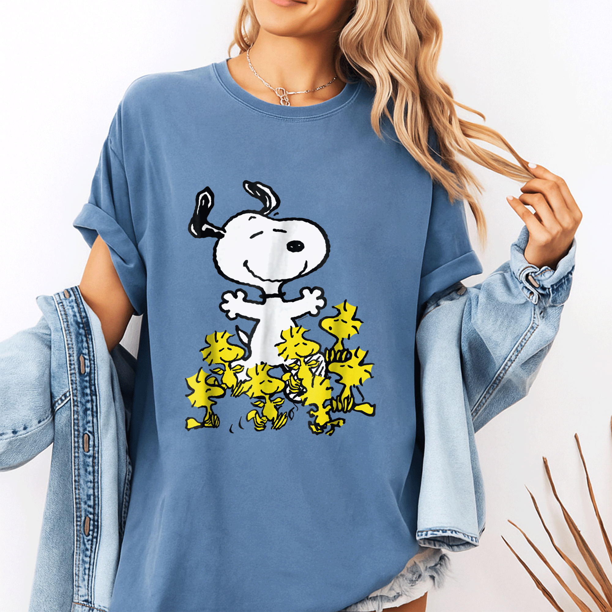 Adorable Peanuts Snoopy Chick Party T-Shirt for Kids and Adults, Fun Graphic Tee with Snoopy and Friends, Perfect for Celebrations - 10