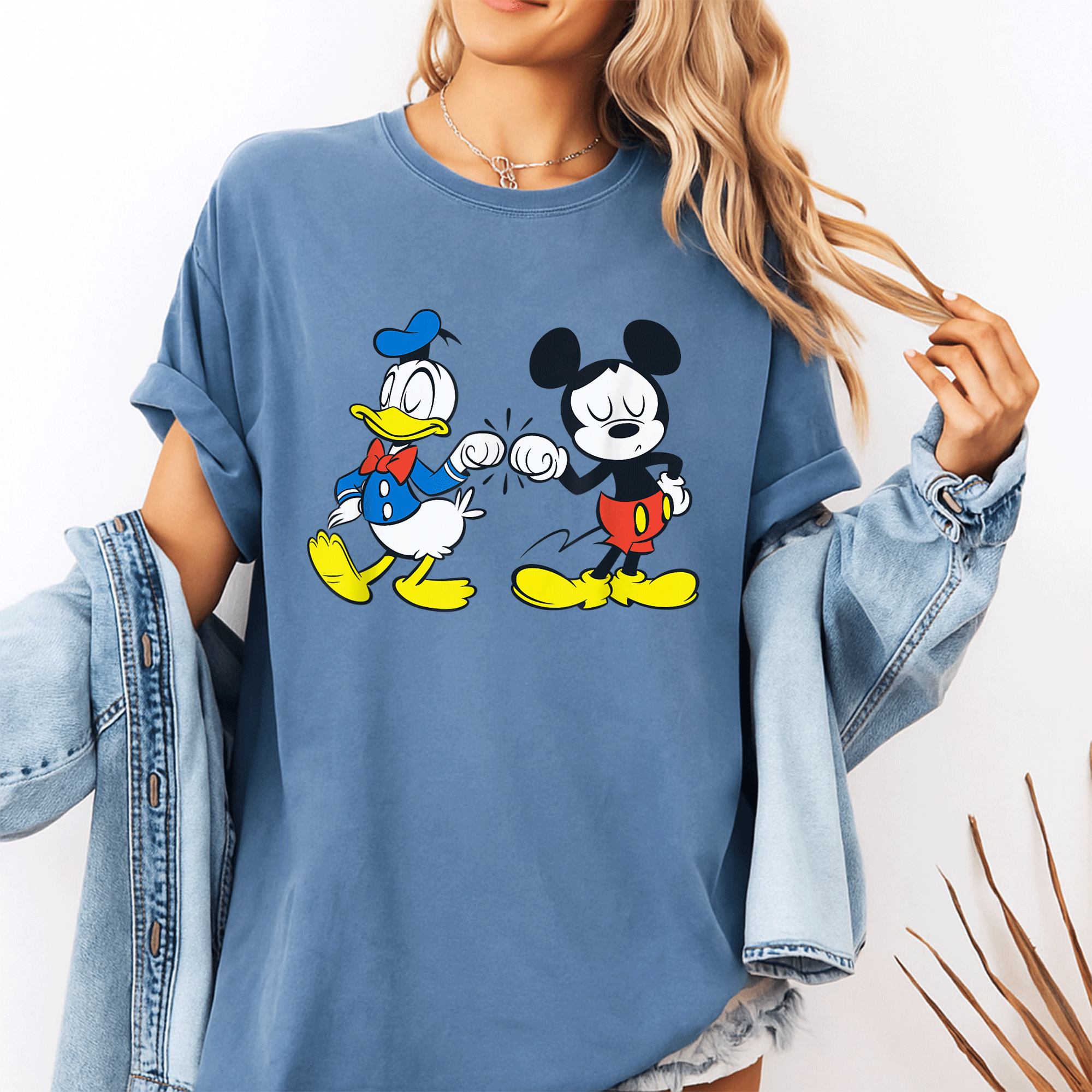 Disney Mickey Mouse and Donald Duck Best Friends T-Shirt for Kids and Adults - Fun and Colorful Graphic Tee Design - 10