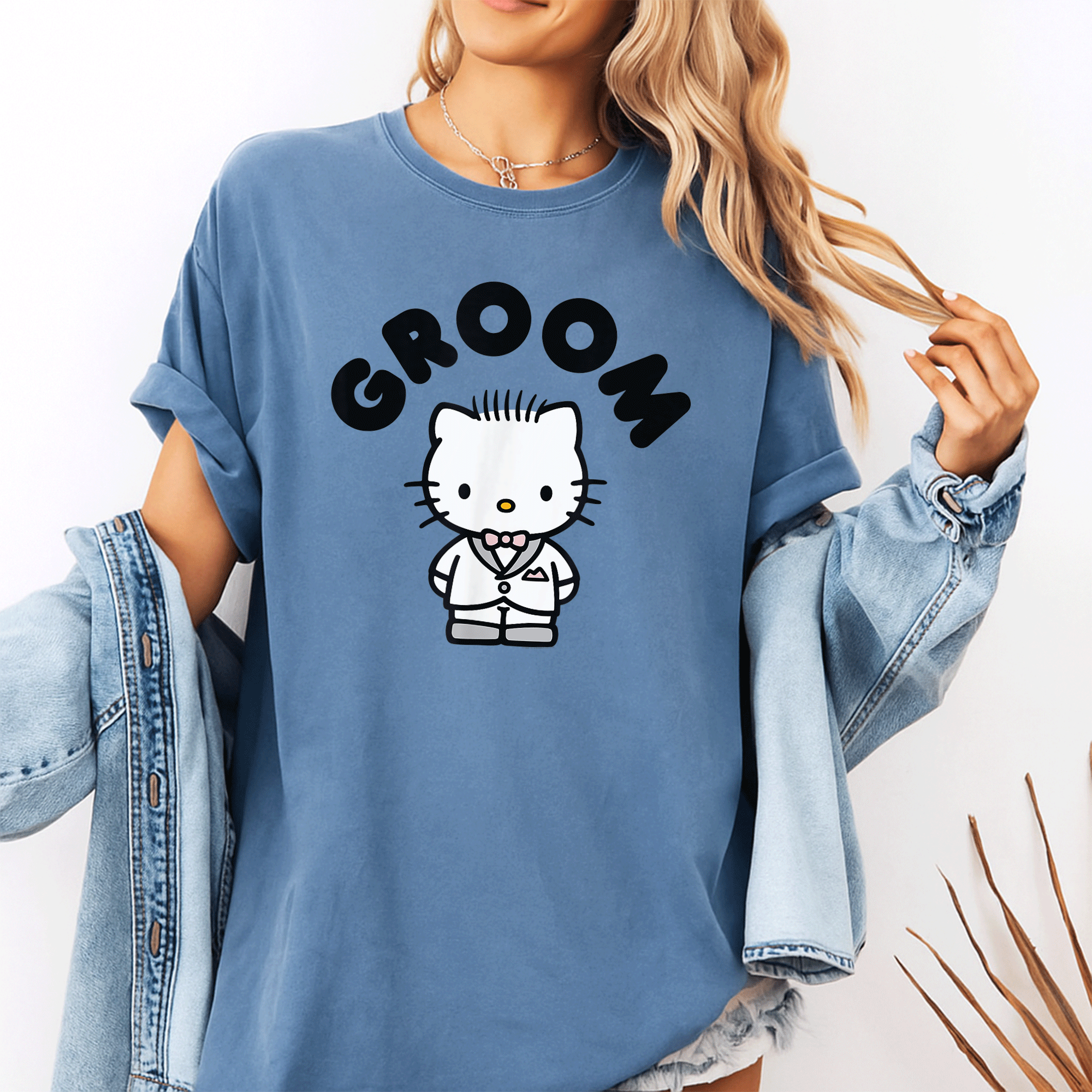 Elegant Dear Daniel Groom Wedding T-Shirt Featuring Charming Cartoon Design Perfect for Grooms and Wedding Celebrations - 10