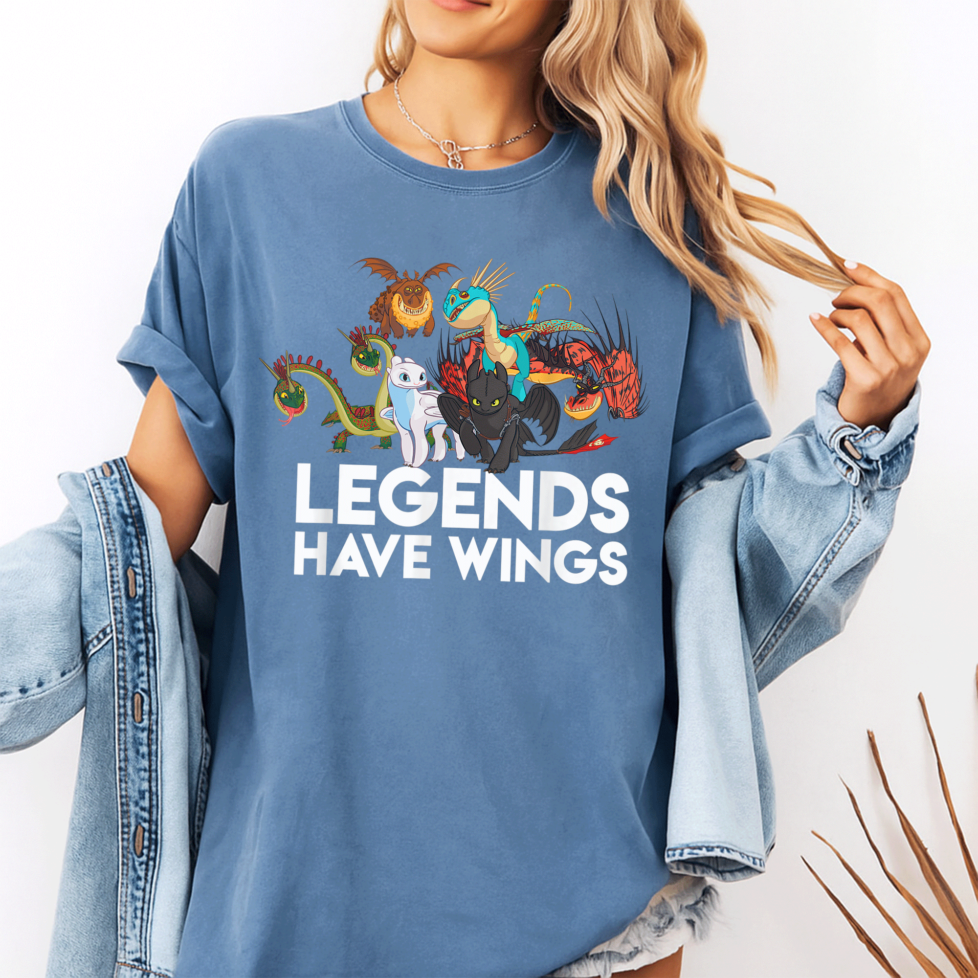 Unleash Your Inner Dragon with How To Train Your Dragons 3 Hidden World Legends Have Wings T-Shirt for Fans and Adventurers - 10