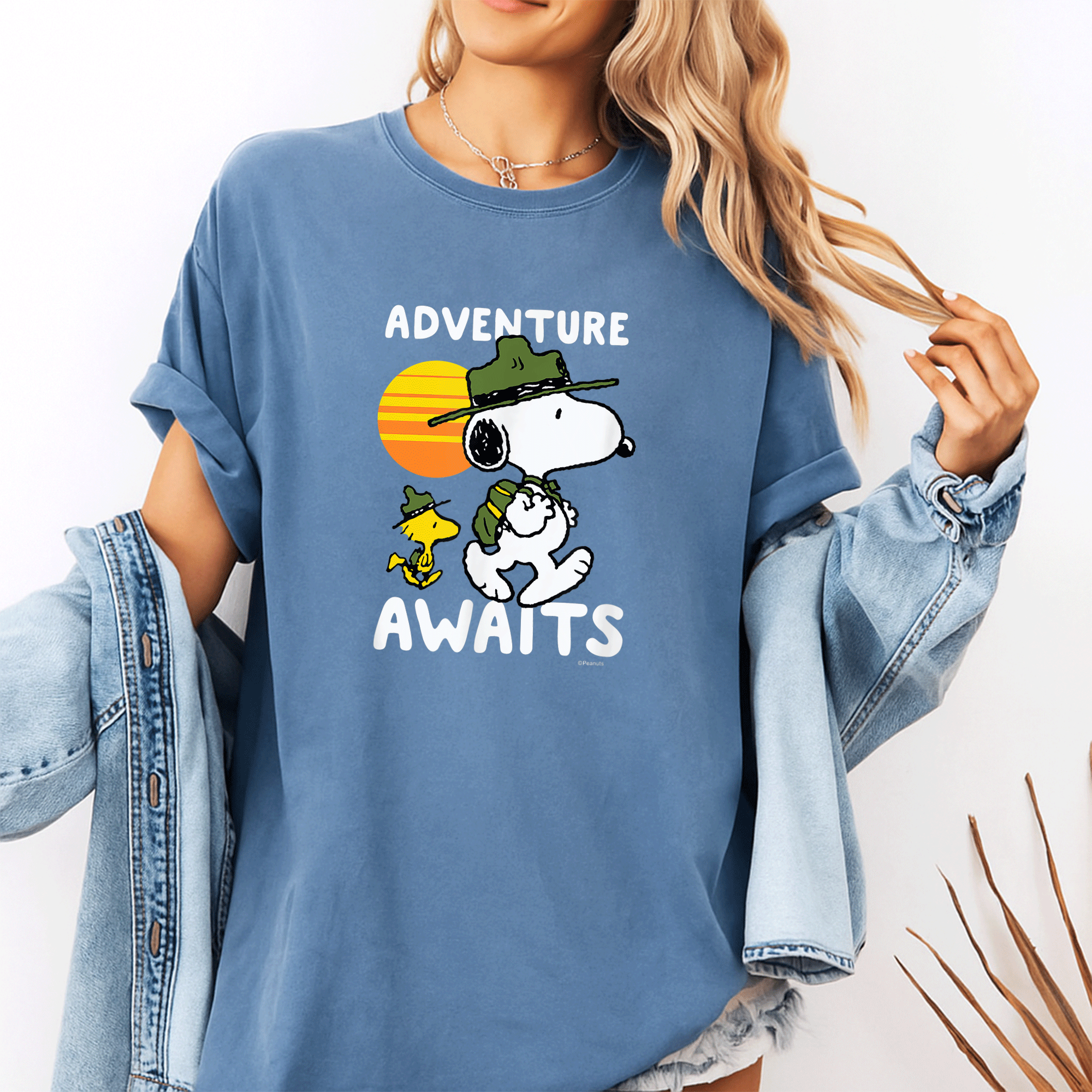Peanuts Snoopy Adventure Awaits T-Shirt Featuring a Fun Cartoon Design Perfect for Fans of Charlie Brown and Friends - 10