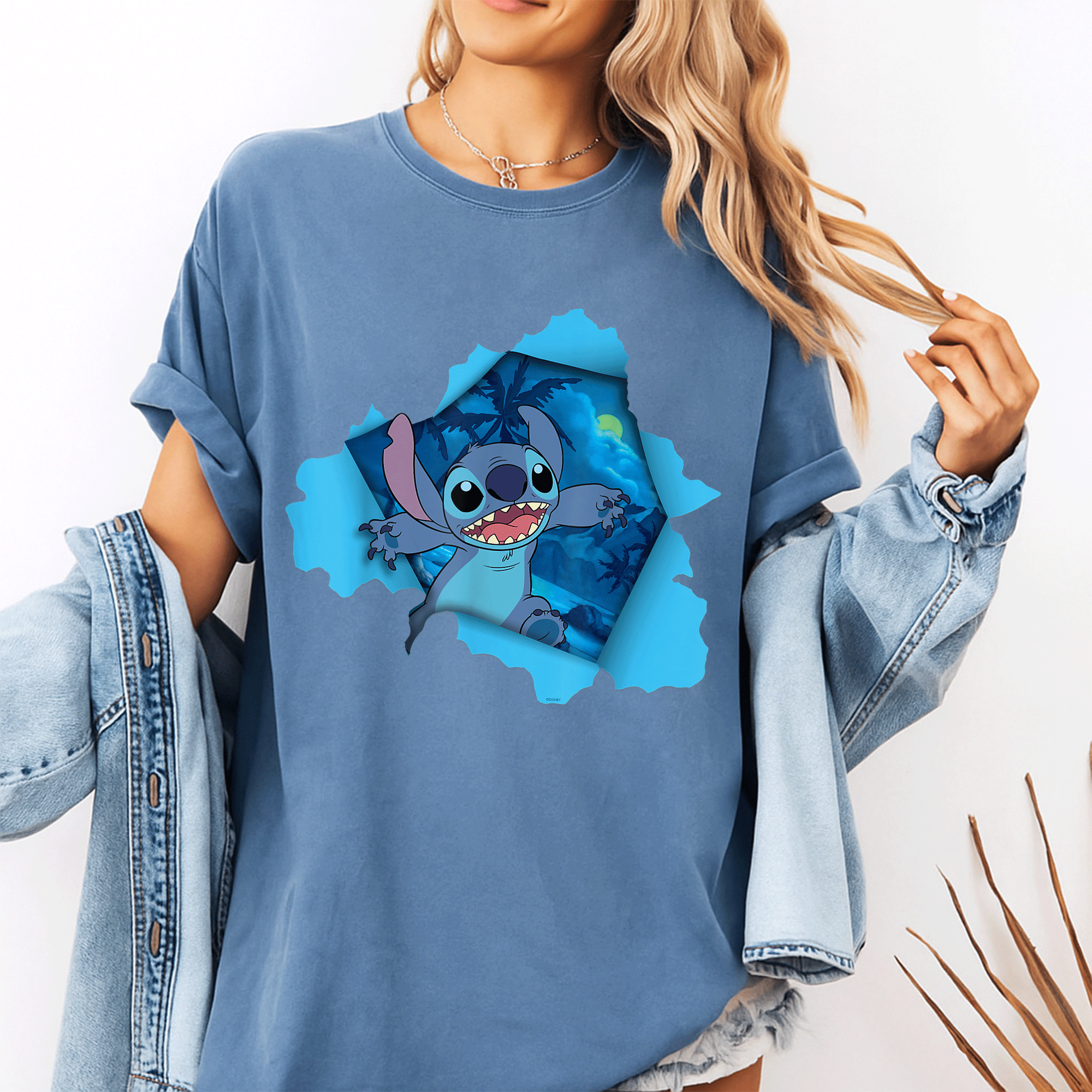 Vibrant Disney Lilo & Stitch Tropical Breakout T-Shirt – Fun and Colorful Island Adventure Style for Fans - 10