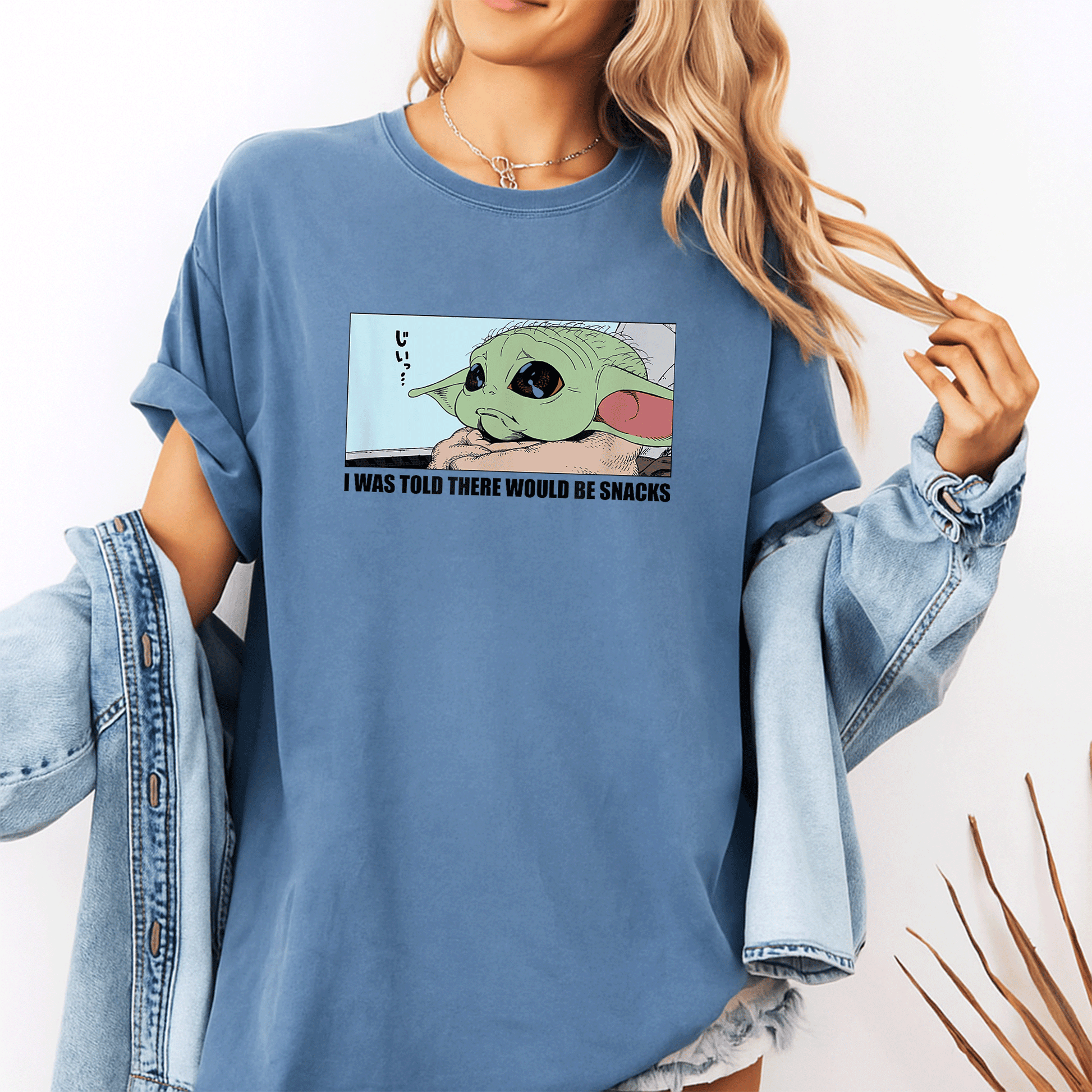 Cute Grogu Wants Snacks T-Shirt from Amazon Essentials The Mandalorian – Adorable Graphic Tee for Star Wars Fans and Collectors - 10