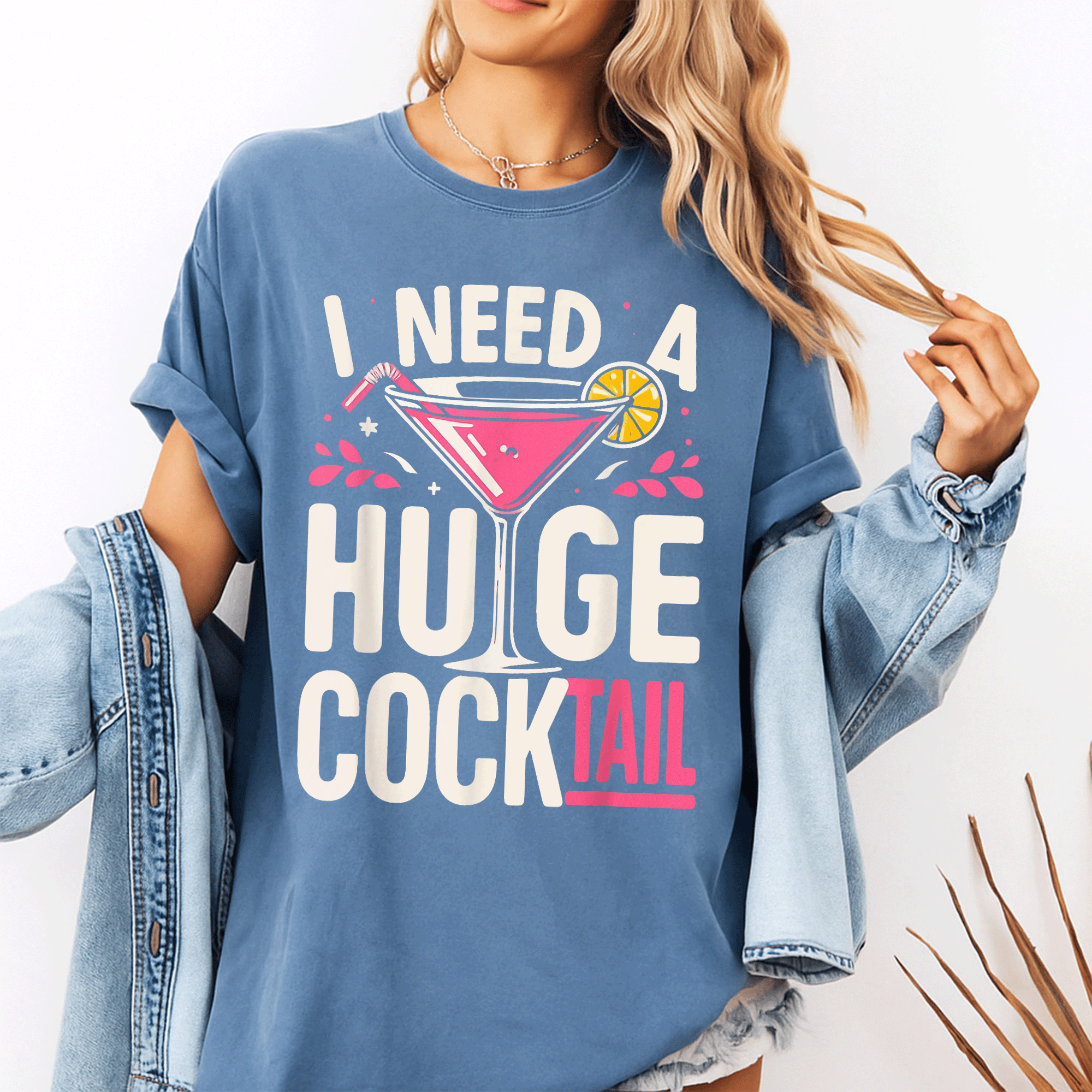 Funny Huge Cocktail T-Shirt for Adults – Humorous Drinking Quote Design Perfect for Parties and Gifts - 10